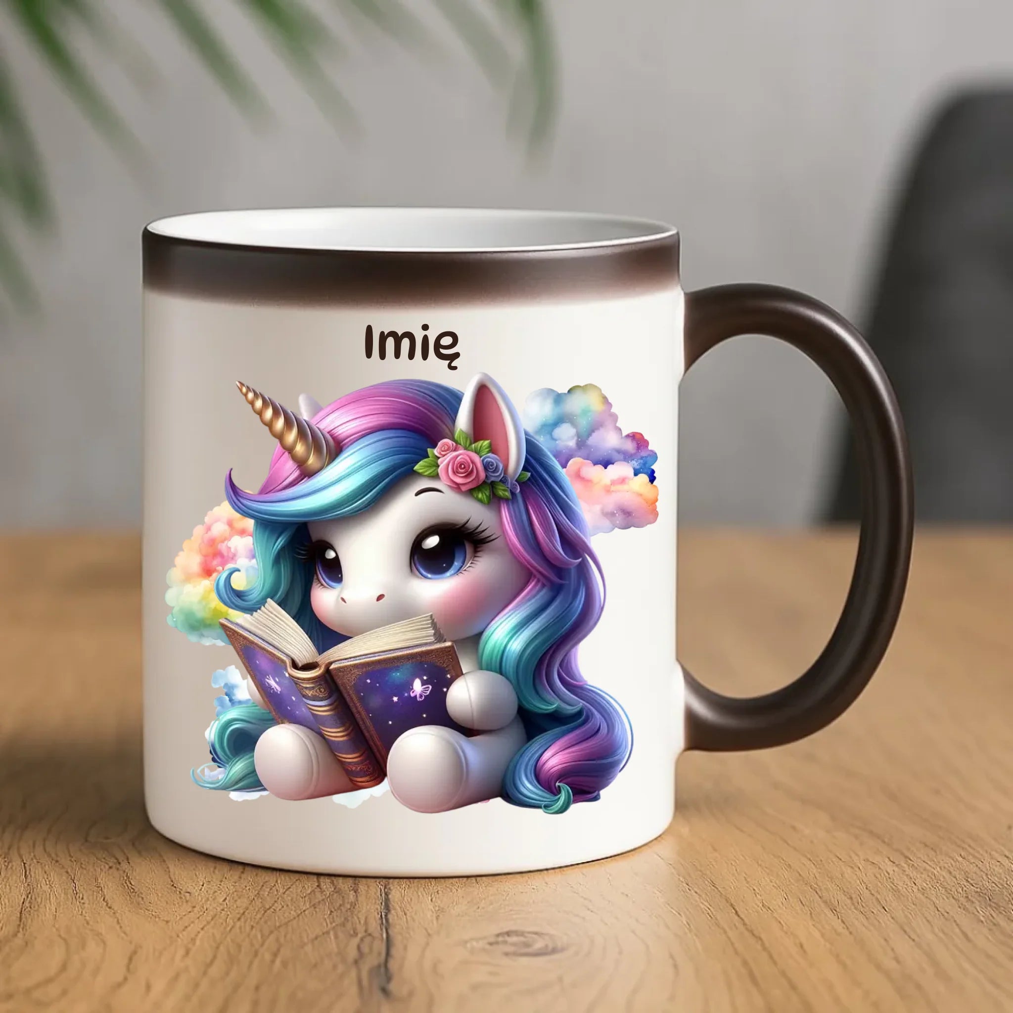 Jednorożec z książką | Kubek dla dziecka DD09 - StoryCups.pl