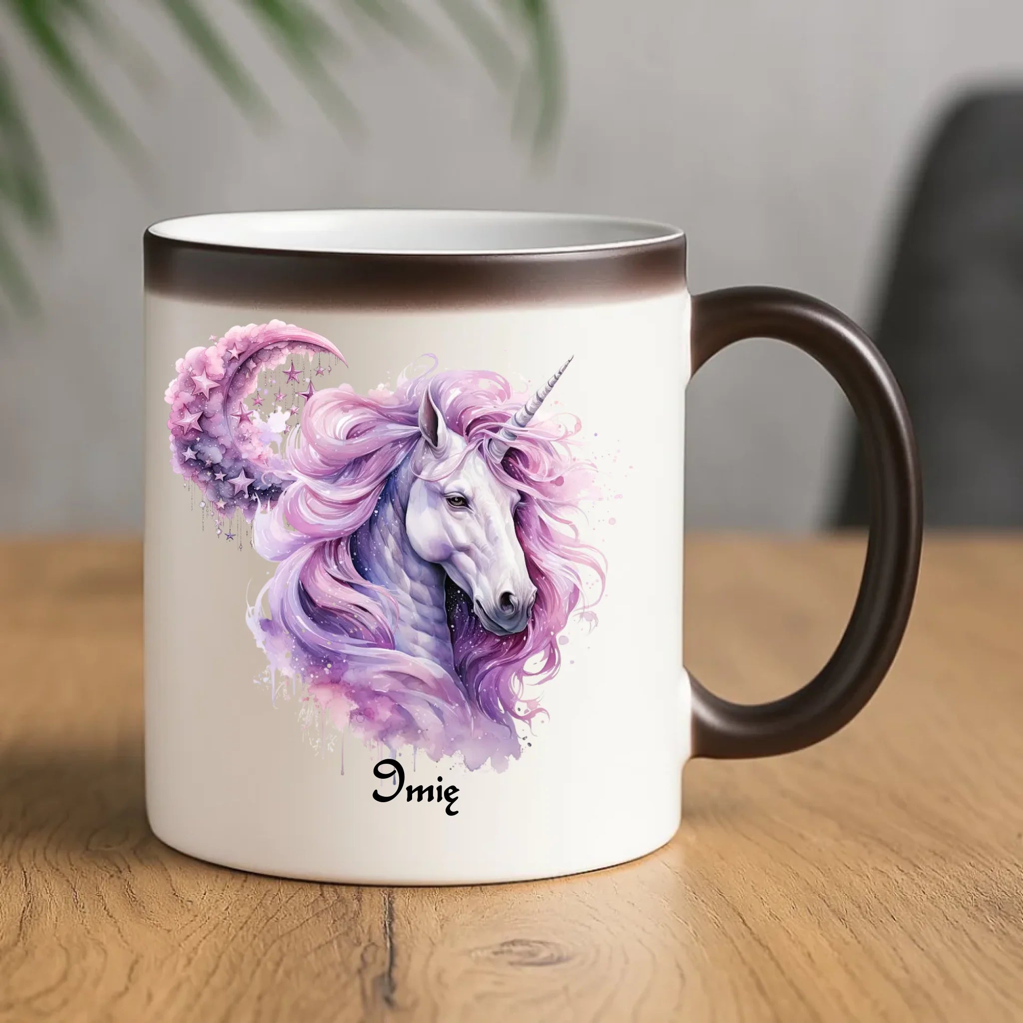 Różowy jednorożec | Personalizowany kubek DD15