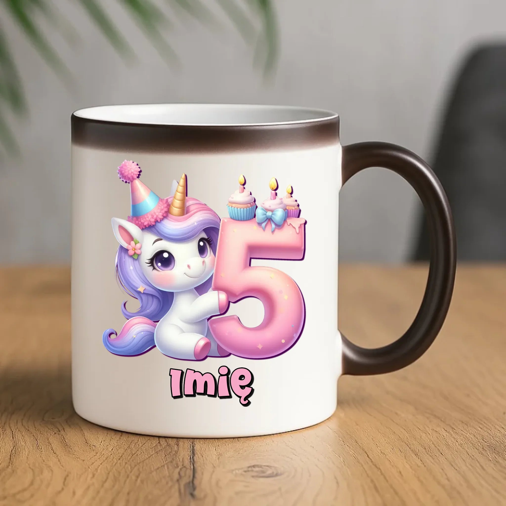 Jednorożec | Kubek na 5. urodziny dla dziewczynki U49 - StoryCups.pl