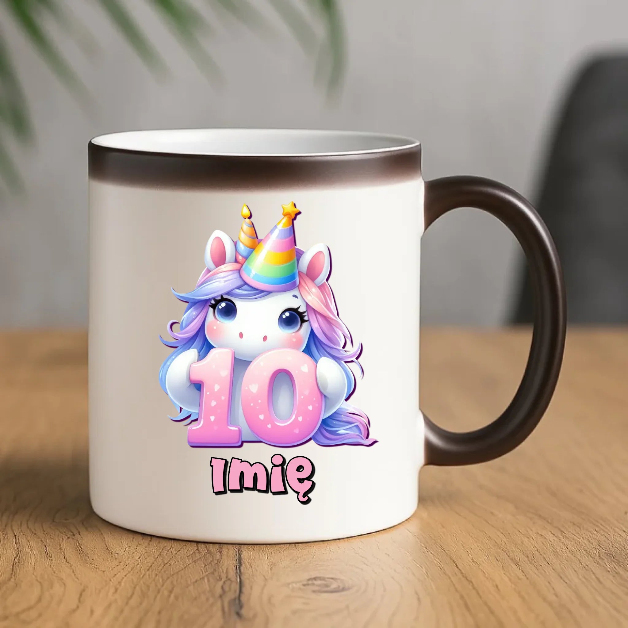 Jednorożec | Kubek na 10. urodziny dla dziewczynki U54 - StoryCups.pl