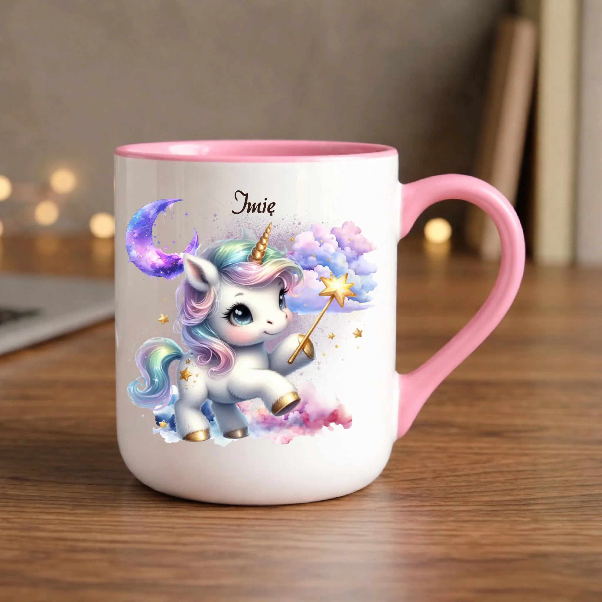 Jednorożec | Personalizowany kubek dla dziecka DD14 - StoryCups.pl