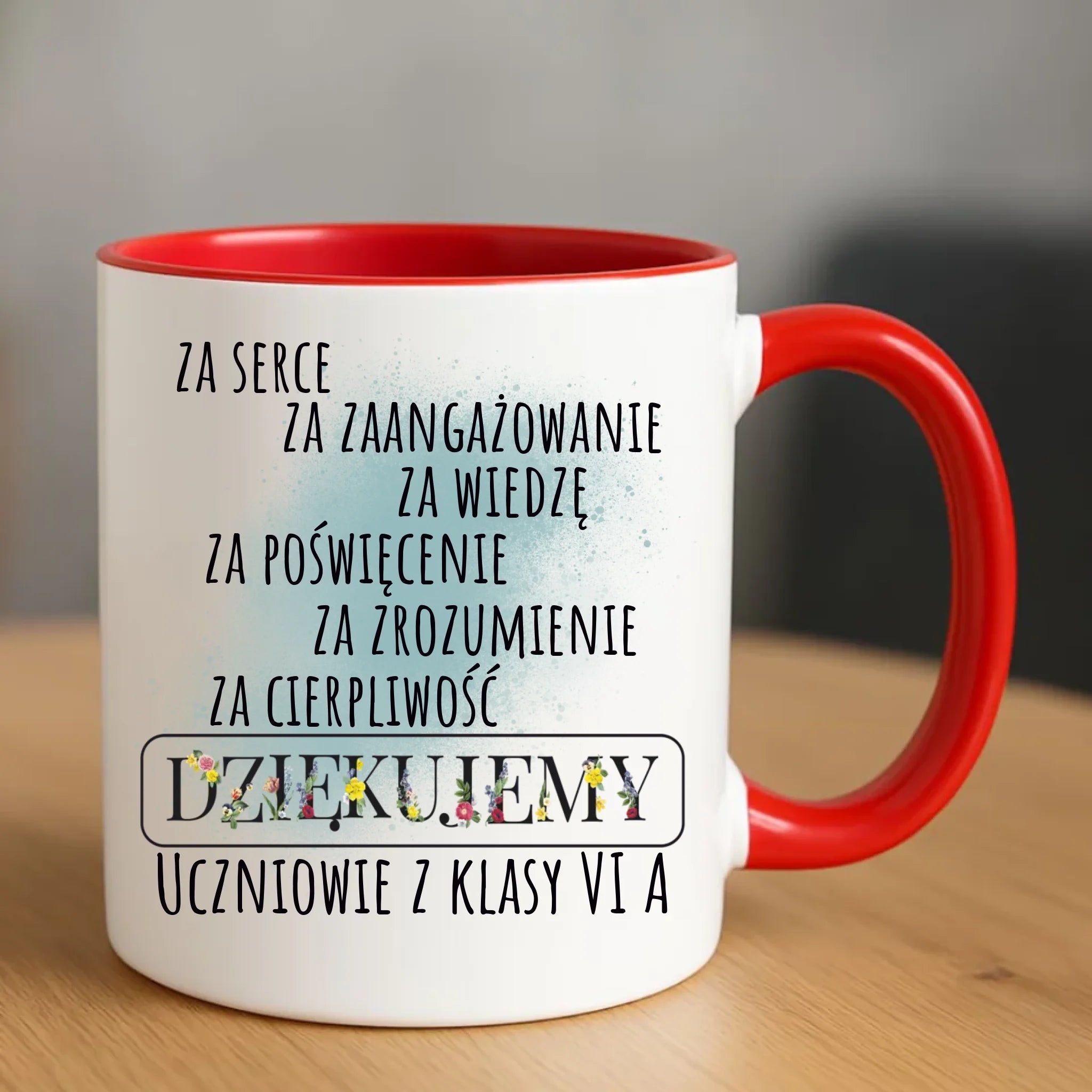 Kubek prezent na zakończenie roku szkolnego dla nauczyciela