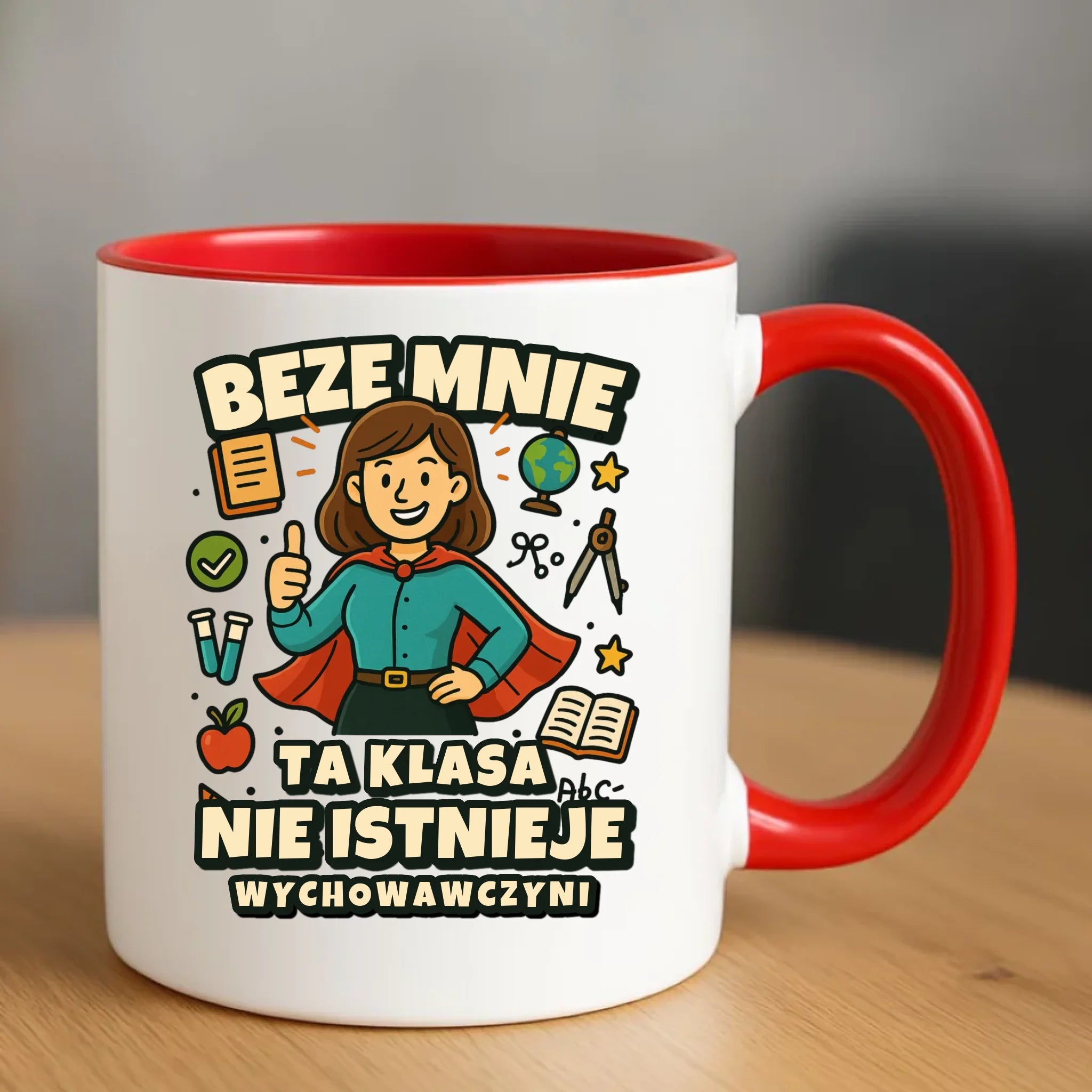 Kubek prezent na zakończenie roku szkolnego dla nauczyciela