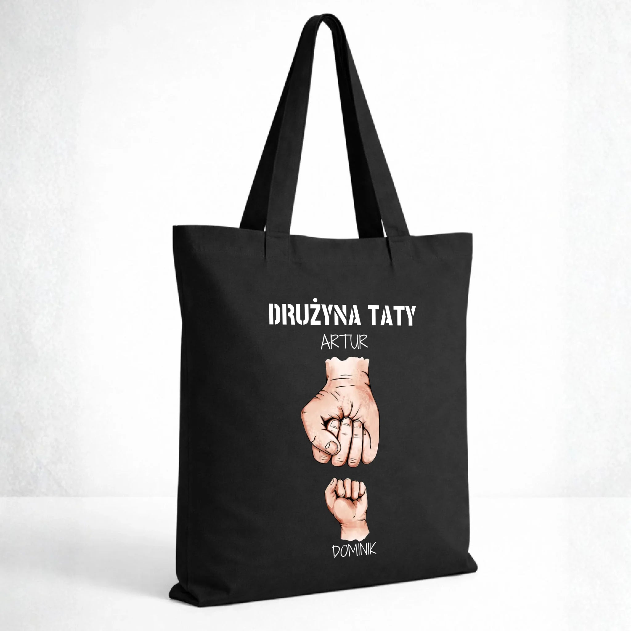 Torba dla taty - Drużyna taty 1-6 imion dzieci - personalizowana DT01 - StoryCups.pl