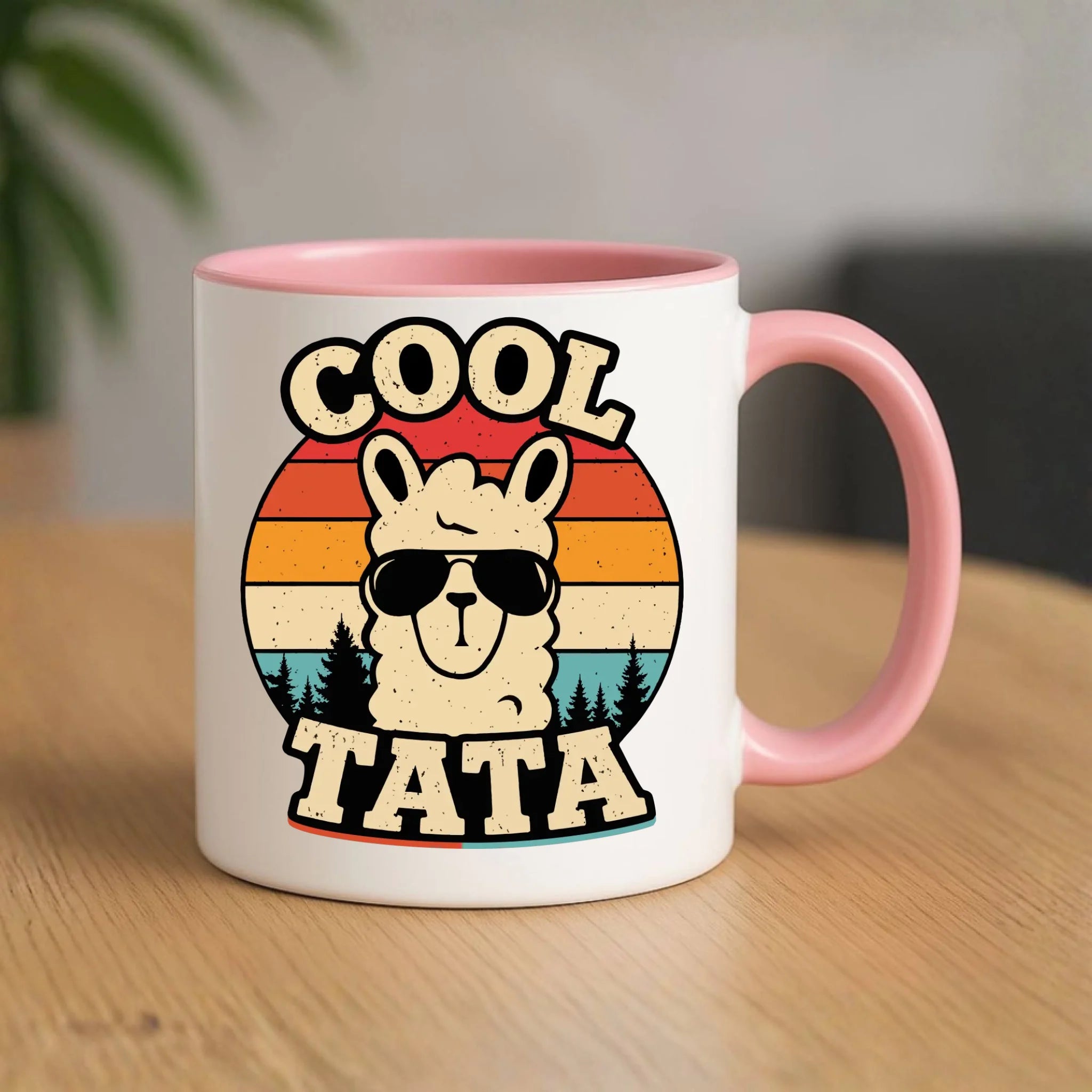 Kubek dla taty - Lama w okularach Cool tata DT04 - StoryCups.pl
