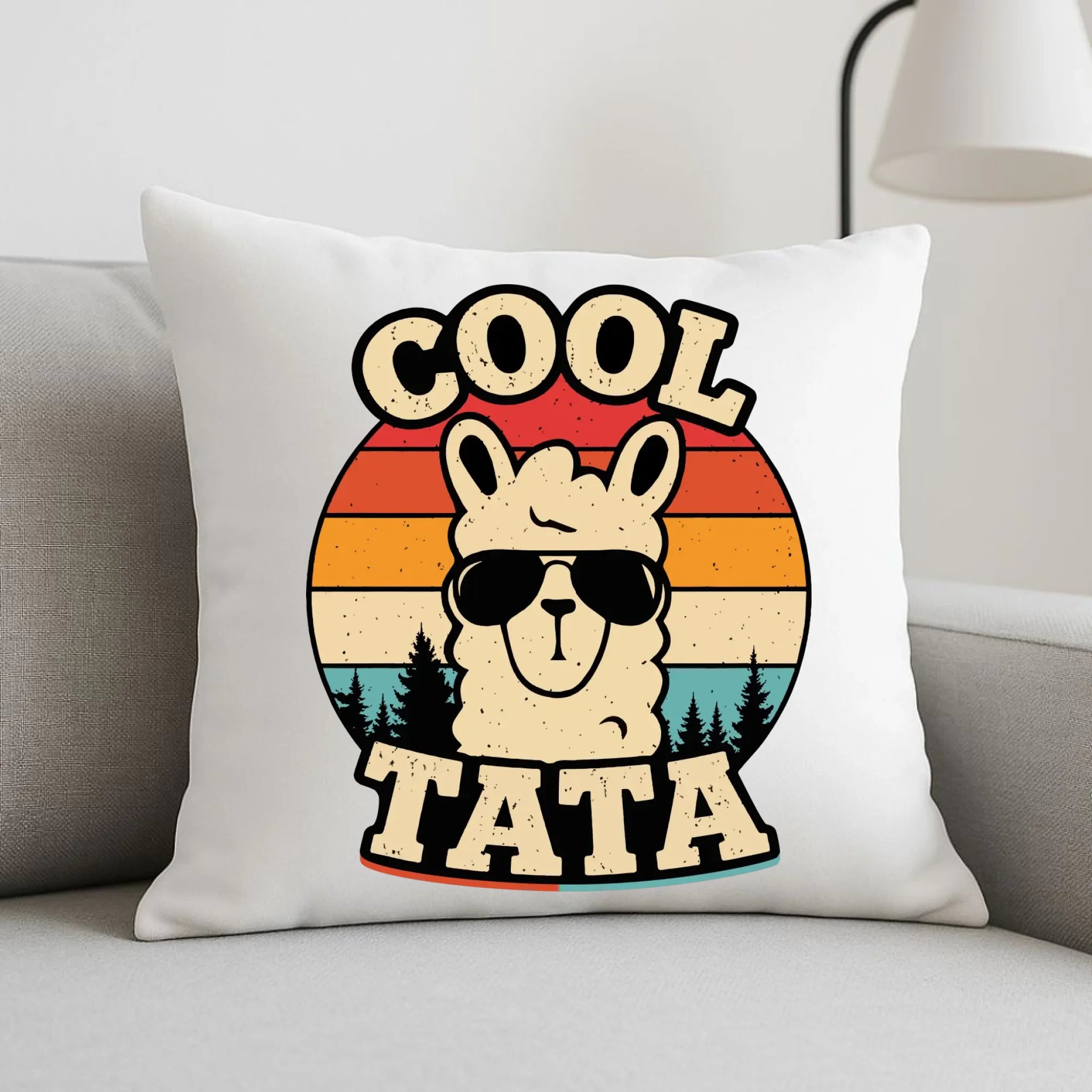Poduszka dla taty - Lama w okularach Cool tata DT04 - StoryCups.pl