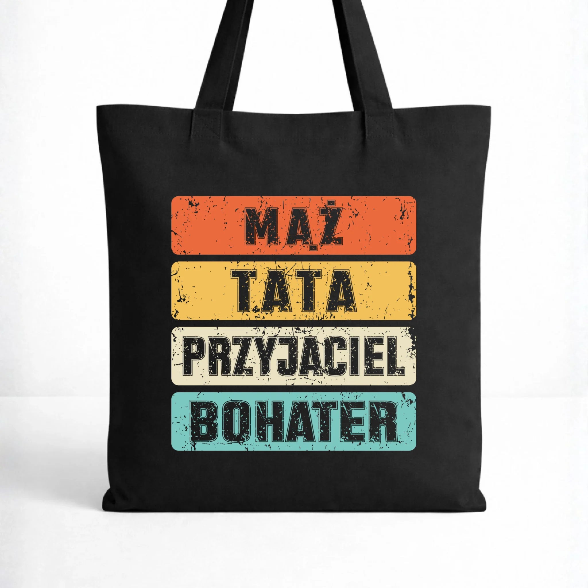 Torba dla taty - Mąż Tata Przyjaciel Bohater DT05 - StoryCups.pl