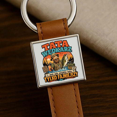 Brelok dla taty wędkarza - Tata wędkarz DT06 - StoryCups.pl