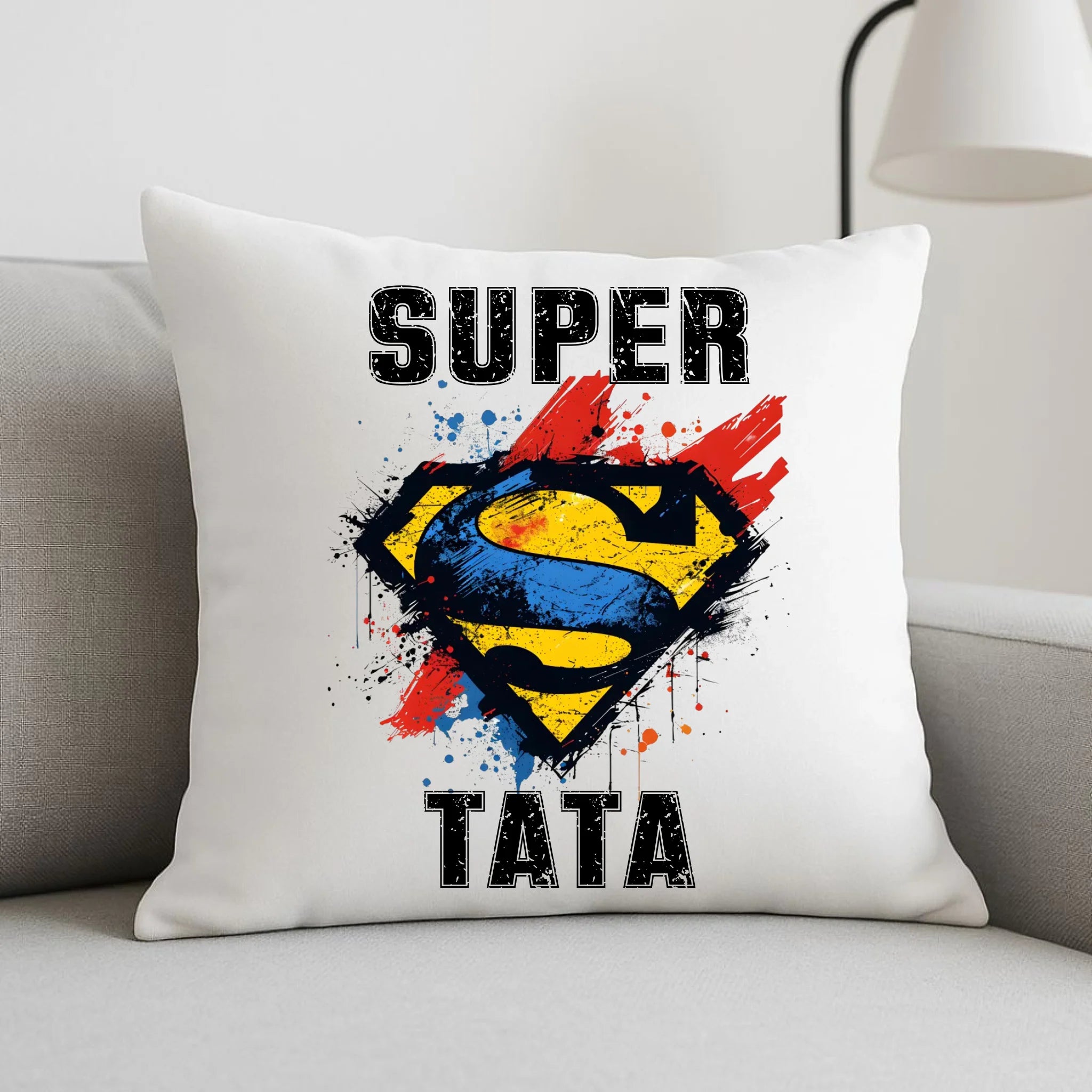 Poduszka dla taty - Super Tata superbohater DT07 - StoryCups.pl