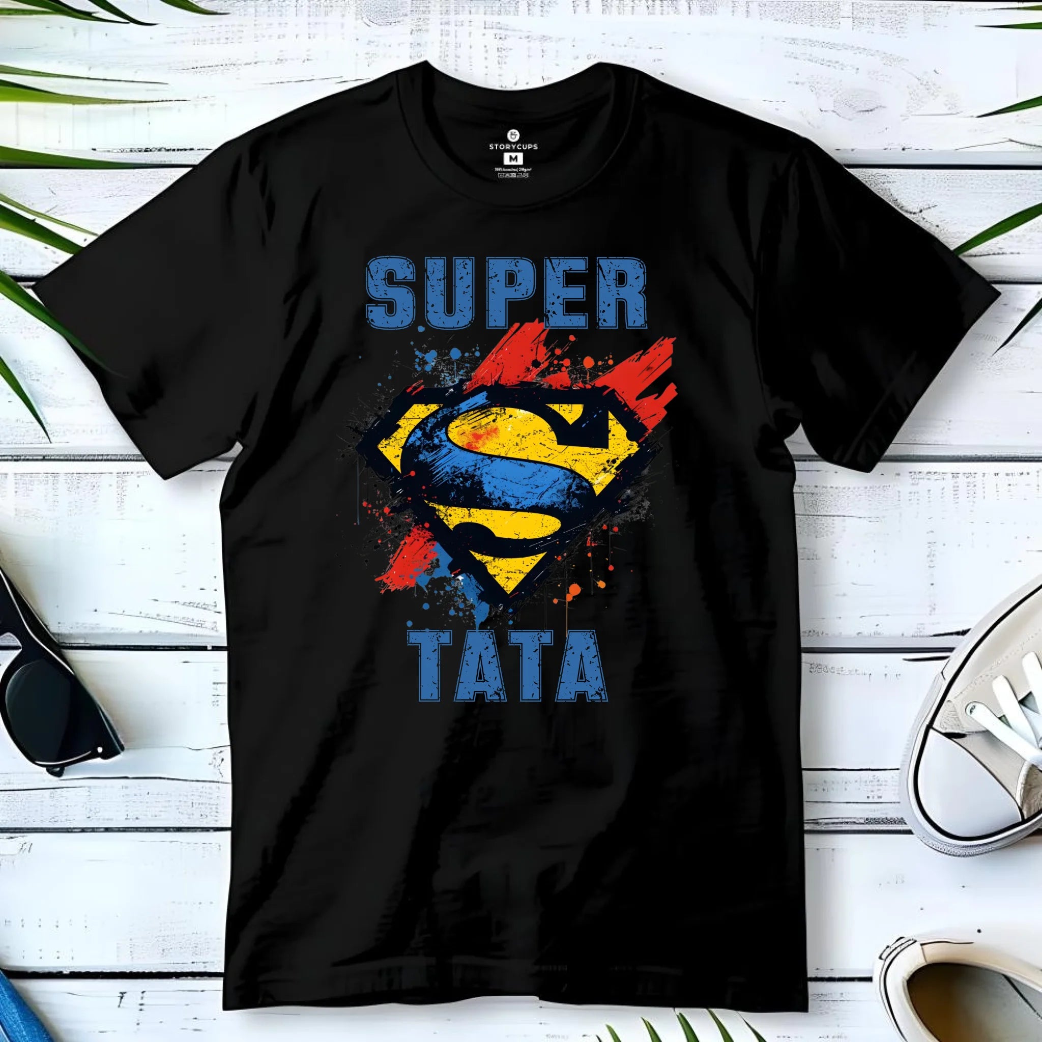 Koszulka dla taty - Super Tata superbohater DT07 - StoryCups.pl