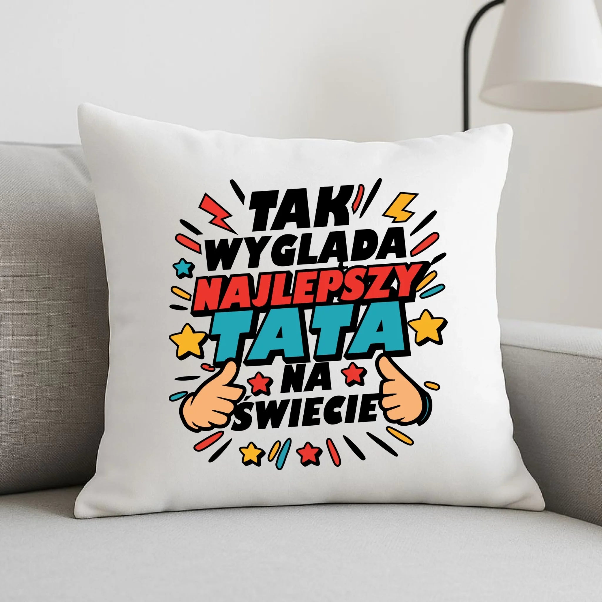 Poduszka dla taty - Tak wygląda najlepszy tata na świecie DT08 - StoryCups.pl
