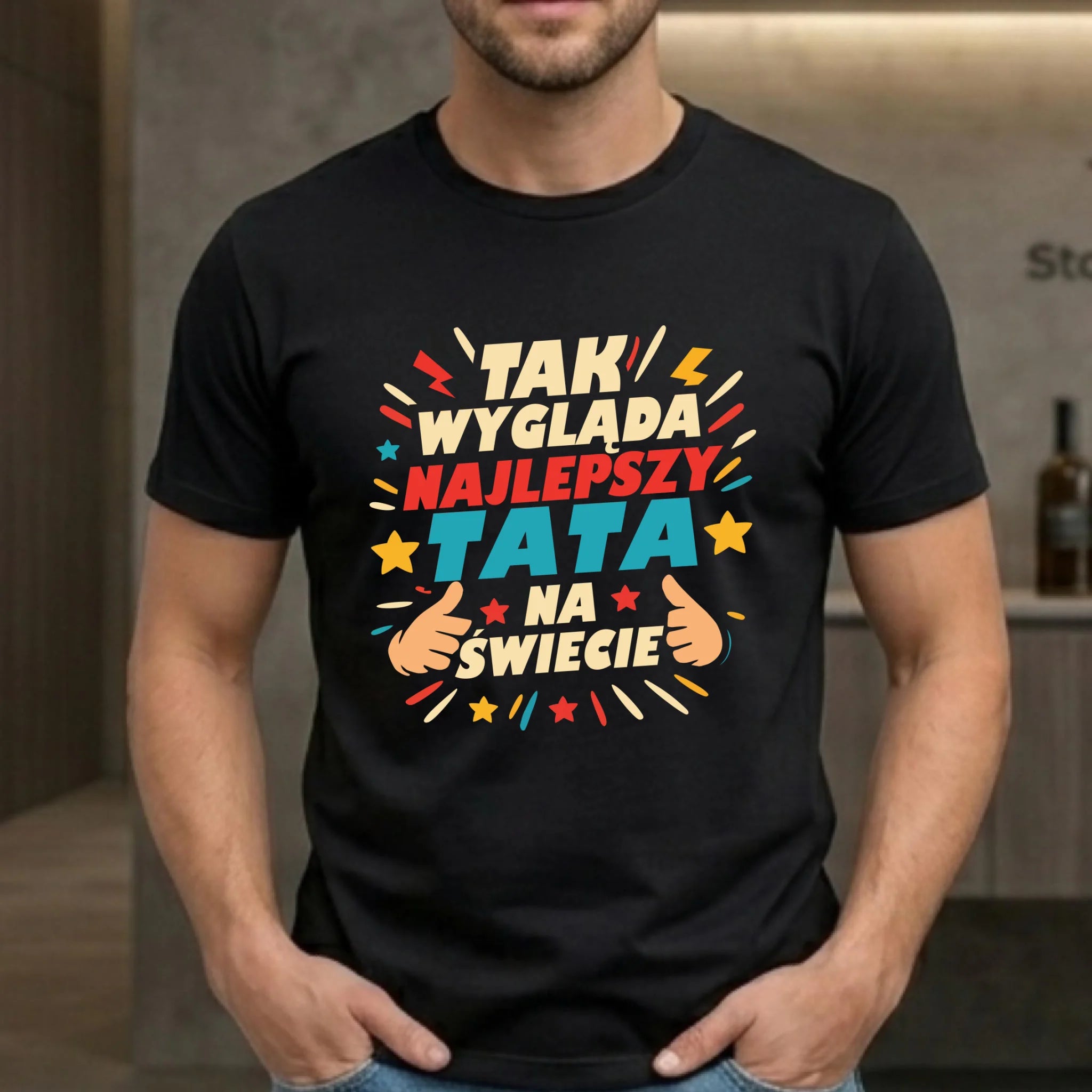 Koszulka dla taty - Tak wygląda najlepszy tata na świecie DT08 - StoryCups.pl