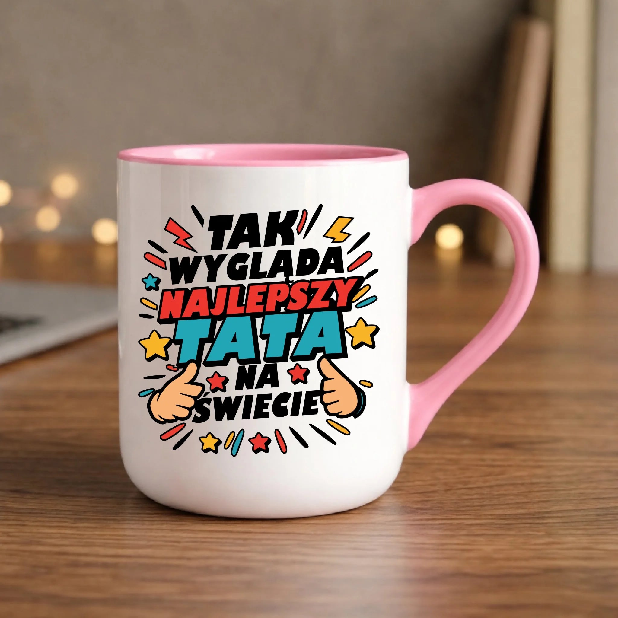 Kubek elegant dla taty - Tak wygląda najlepszy tata na świecie DT08 - StoryCups.pl