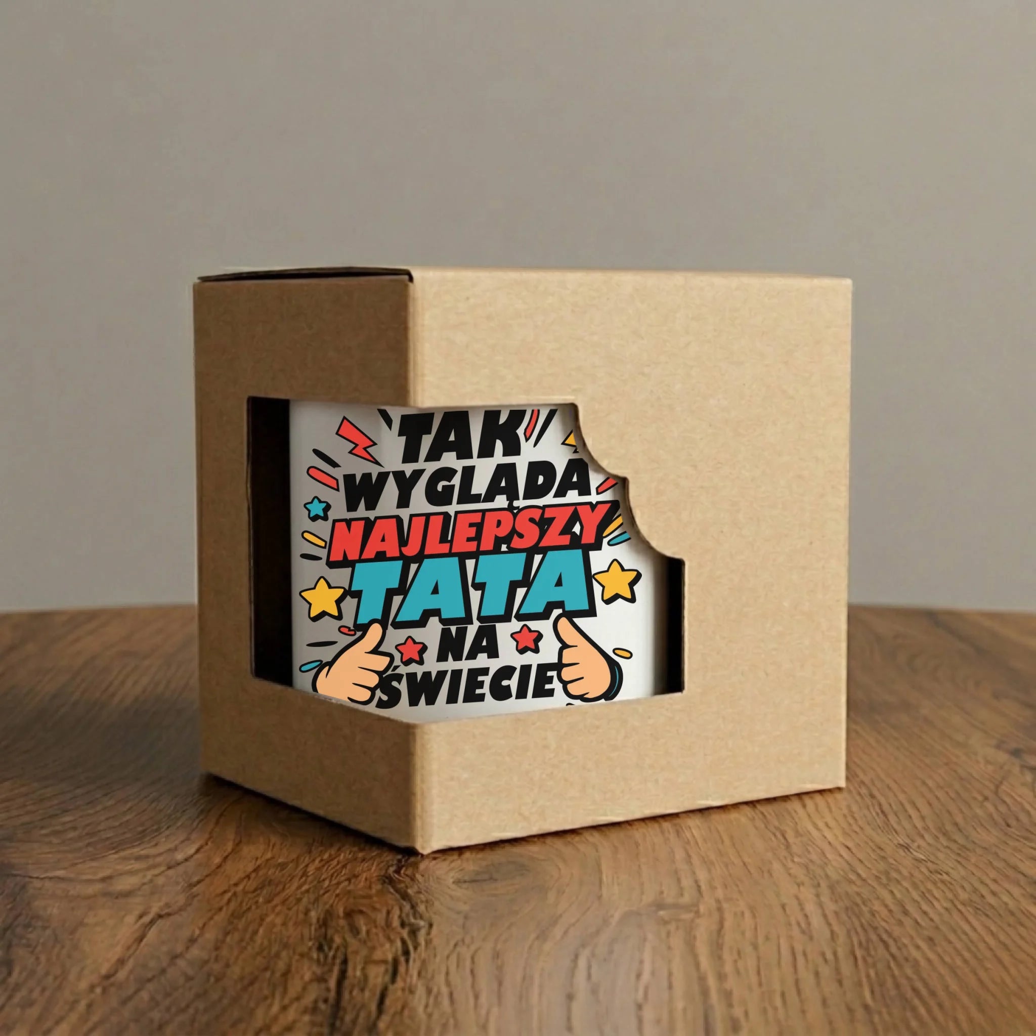 Kubek magiczny dla taty - Tak wygląda najlepszy tata na świecie DT08 - StoryCups.pl