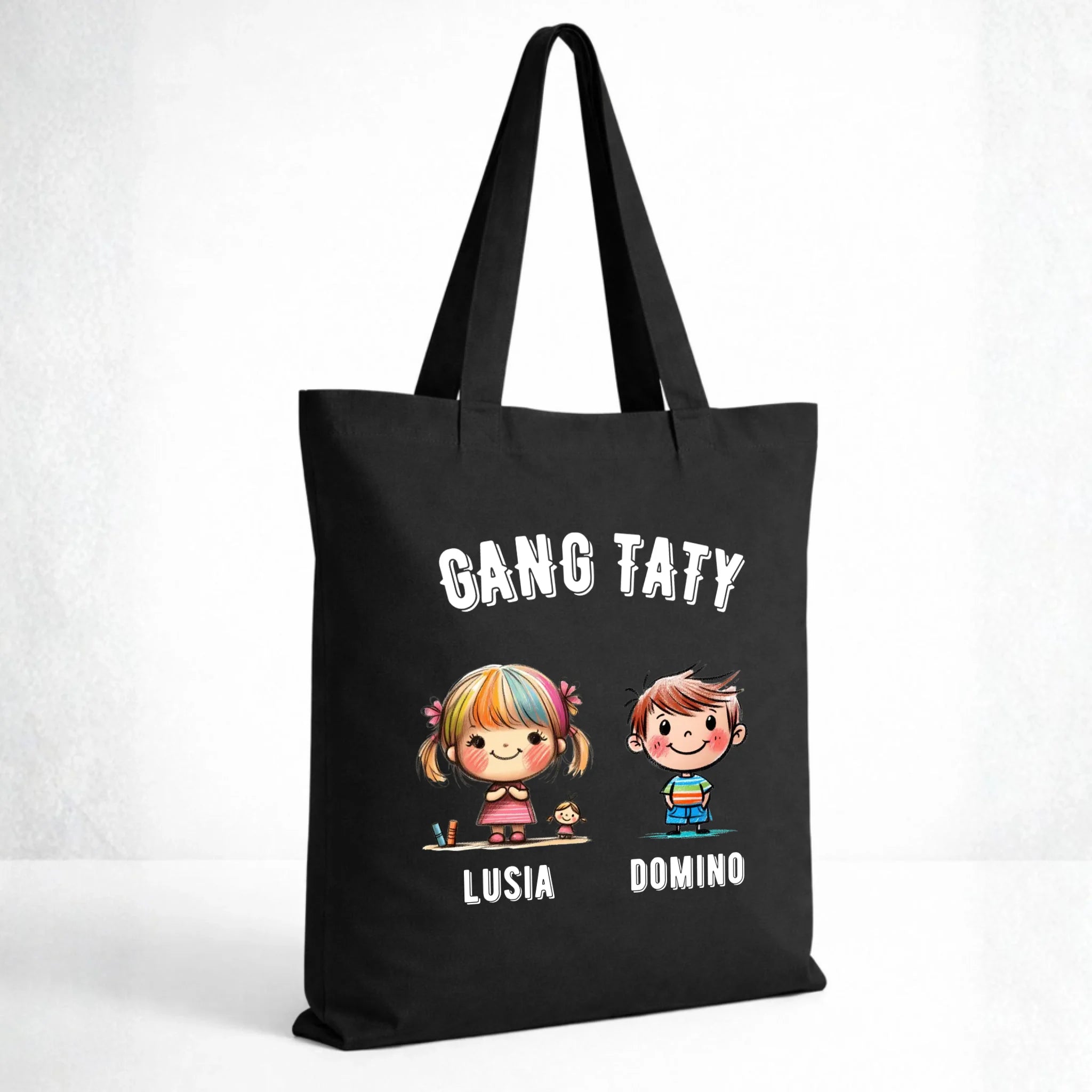 Torba dla taty z imionami dzieci - Gang taty - personalizowana DT09 - StoryCups.pl