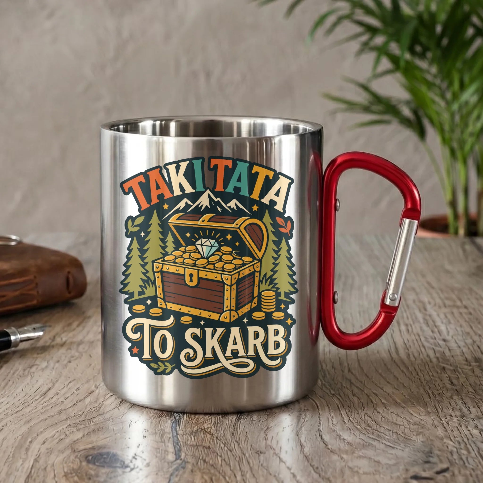 Kubek turystyczny dla taty - Taki tata to skarb DT10 - StoryCups.pl