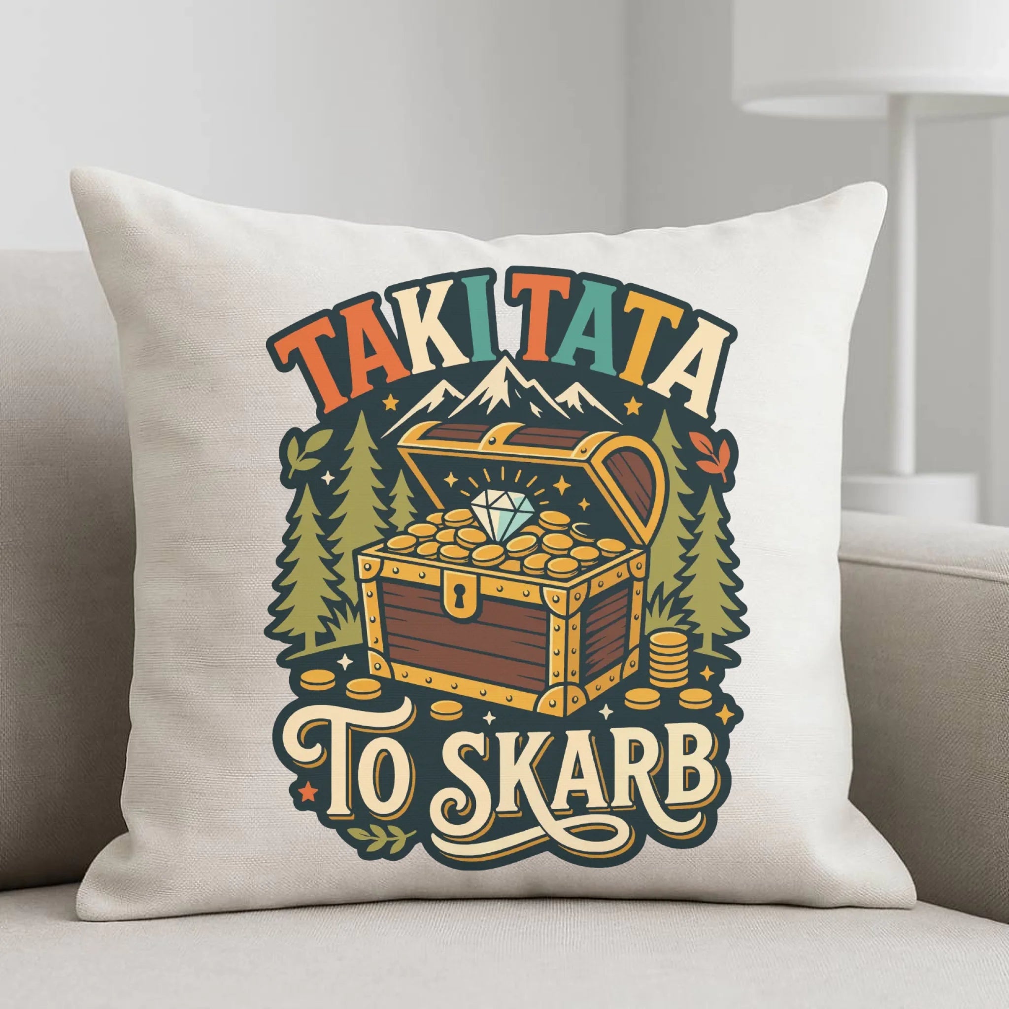Poduszka dla taty - Taki tata to skarb DT10 - StoryCups.pl