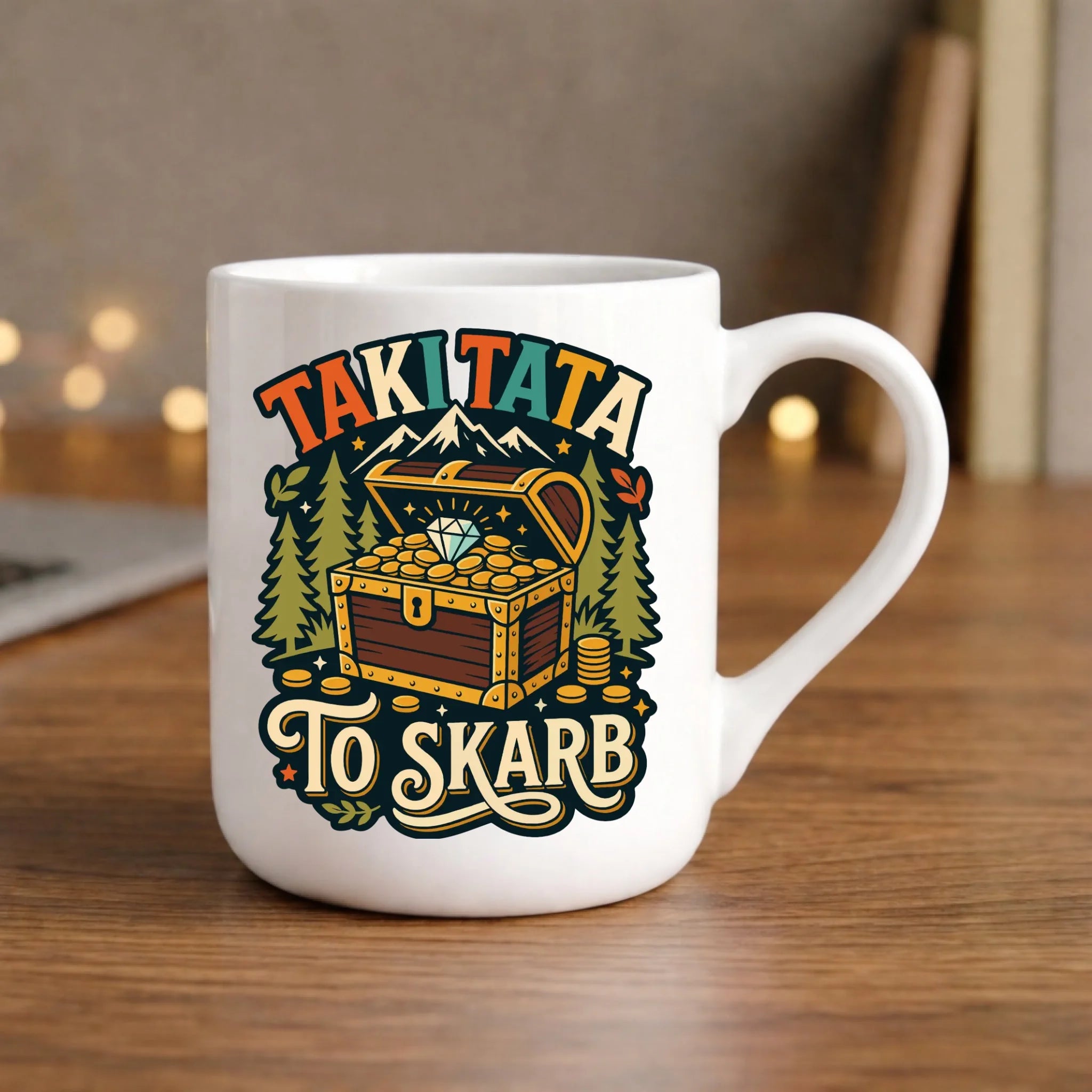 Kubek elegant dla taty - Taki tata to skarb DT10 - StoryCups.pl