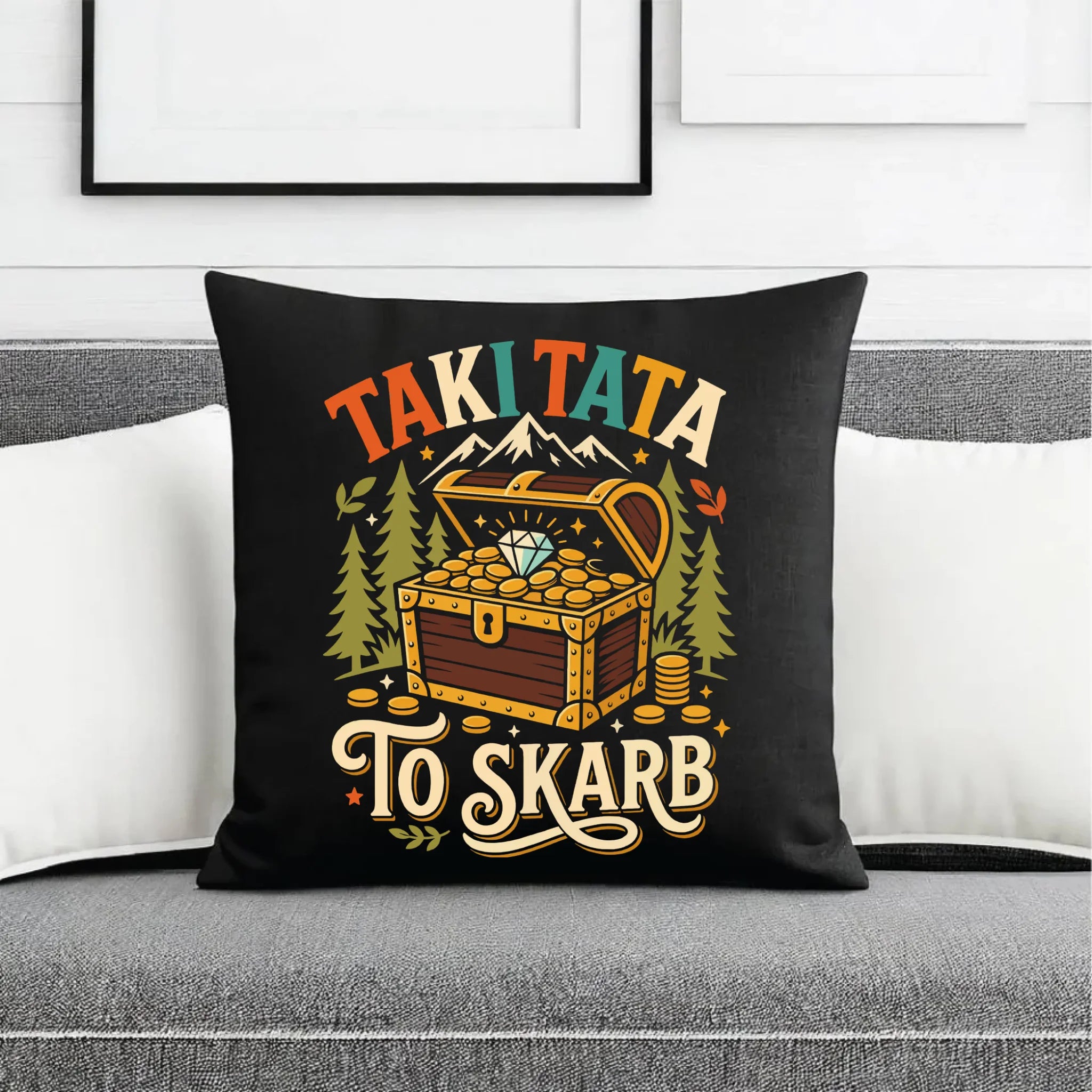 Poduszka dekoracyjna dla taty - Taki tata to skarb DT10 - StoryCups.pl