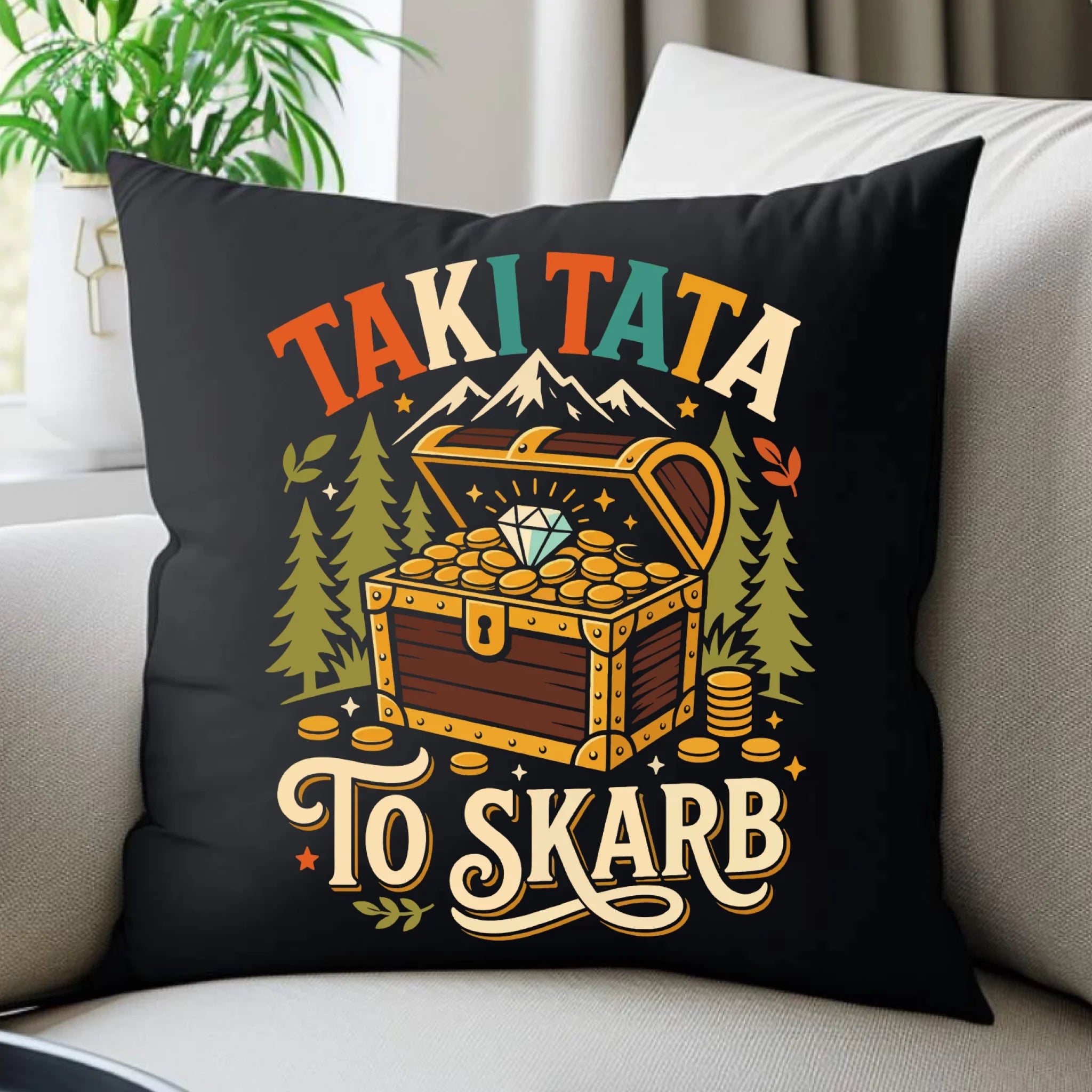 Poduszka dekoracyjna dla taty - Taki tata to skarb DT10 - StoryCups.pl