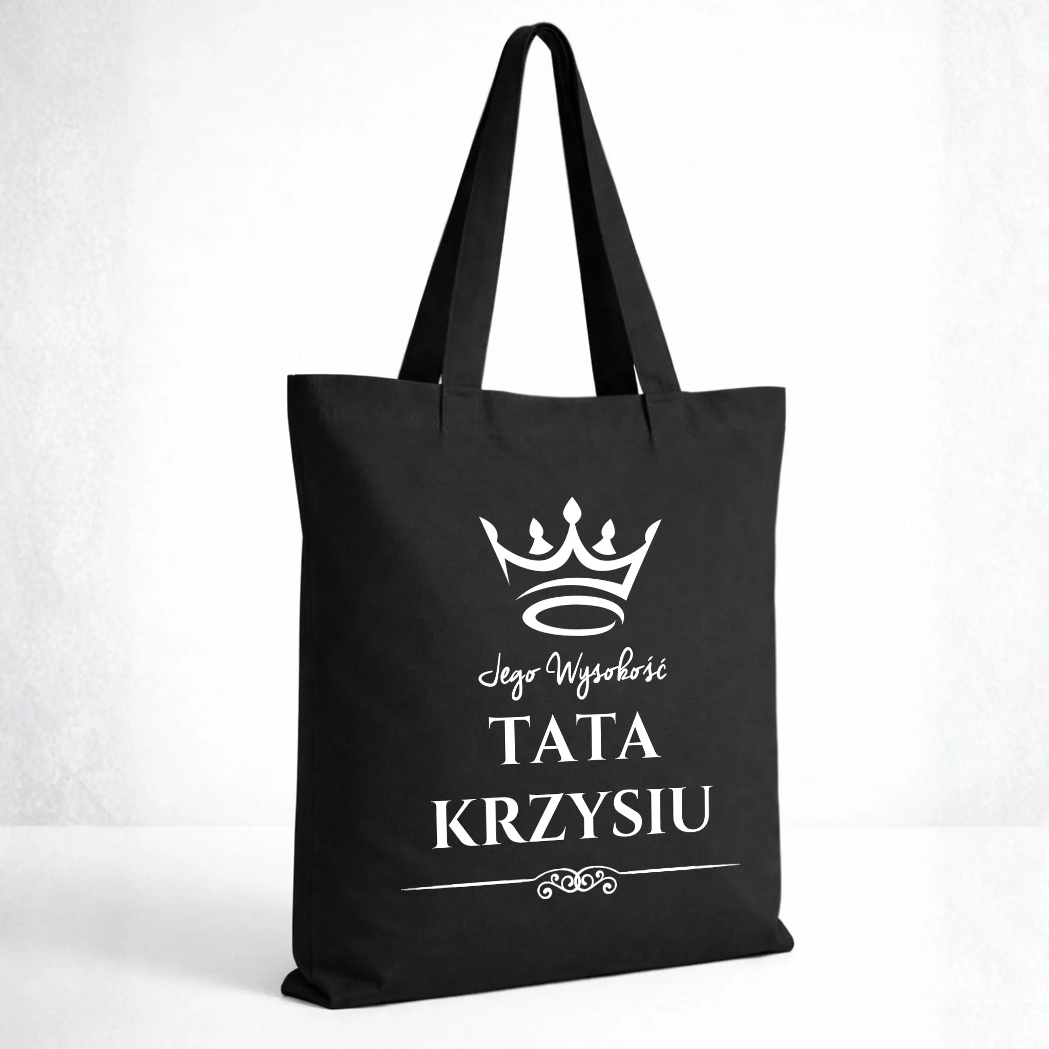 Torba dla taty - Jego Wysokość Tata - personalizowana DT11 - StoryCups.pl