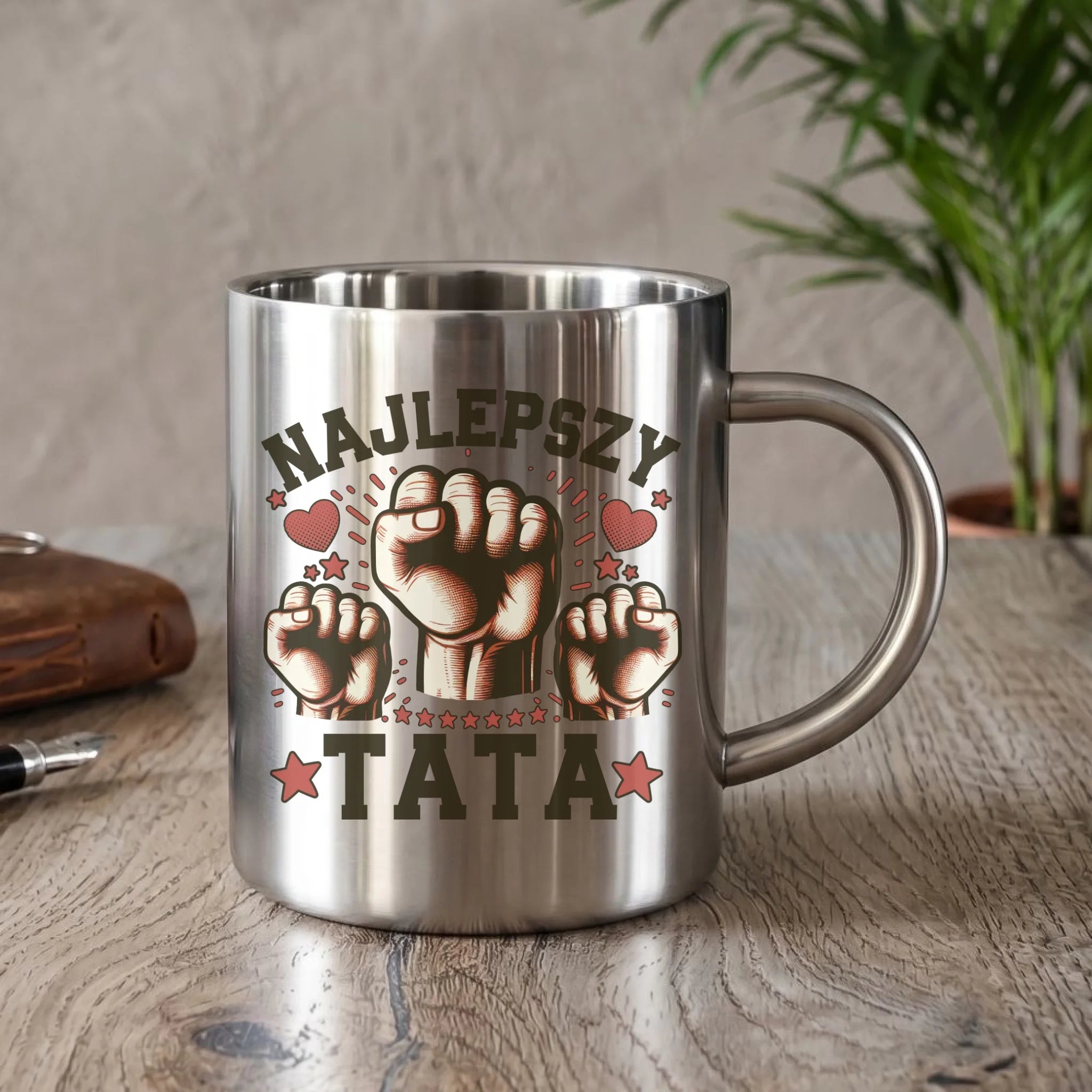 Kubek turystyczny dla taty - Najlepszy tata DT12 - StoryCups.pl