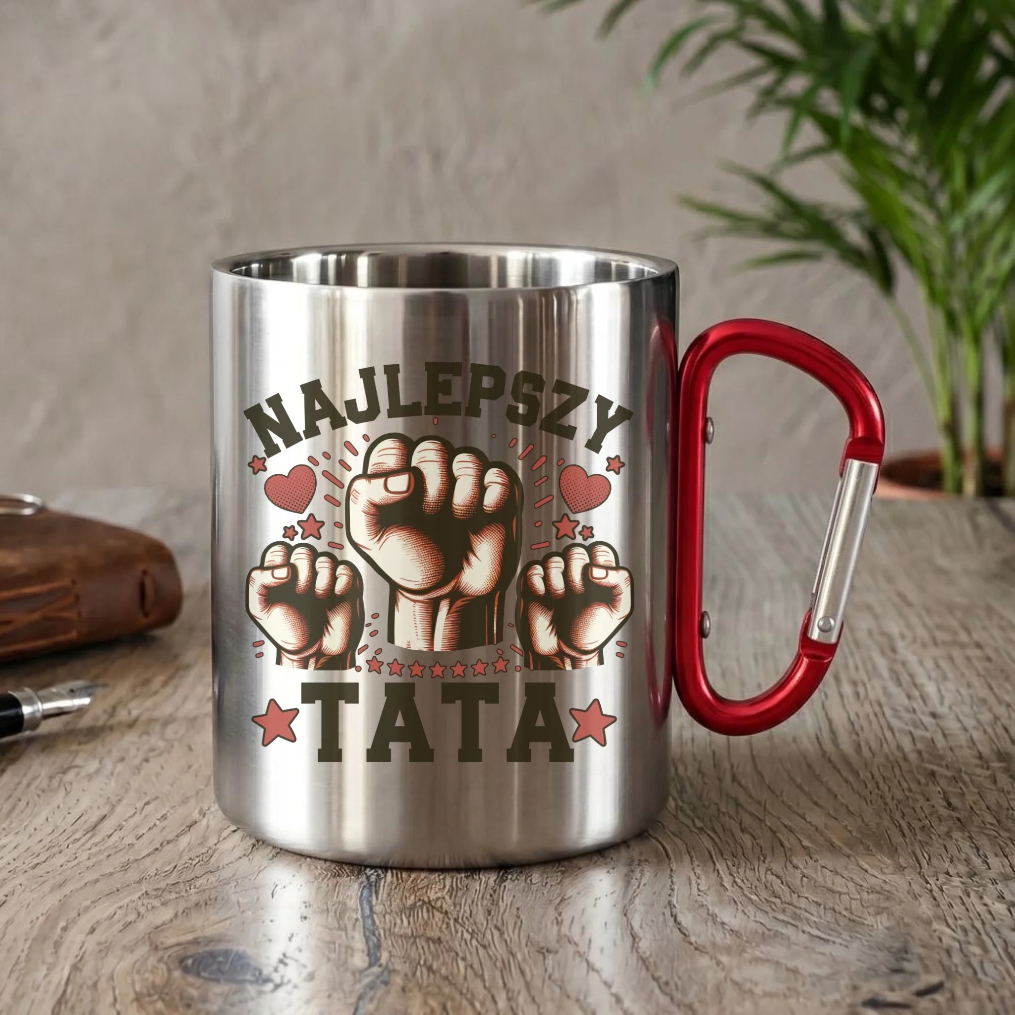 Kubek turystyczny dla taty - Najlepszy tata DT12 - StoryCups.pl