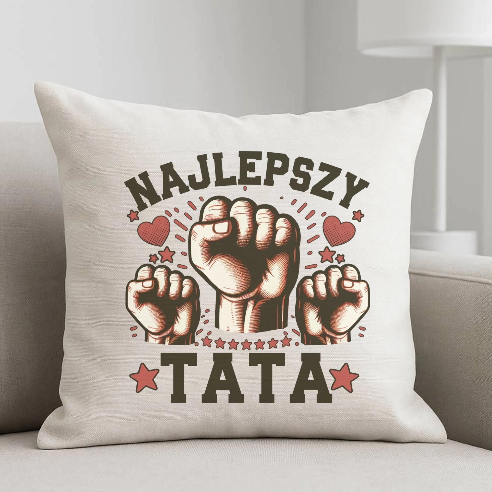 Poduszka dla taty - Najlepszy tata DT12 - StoryCups.pl