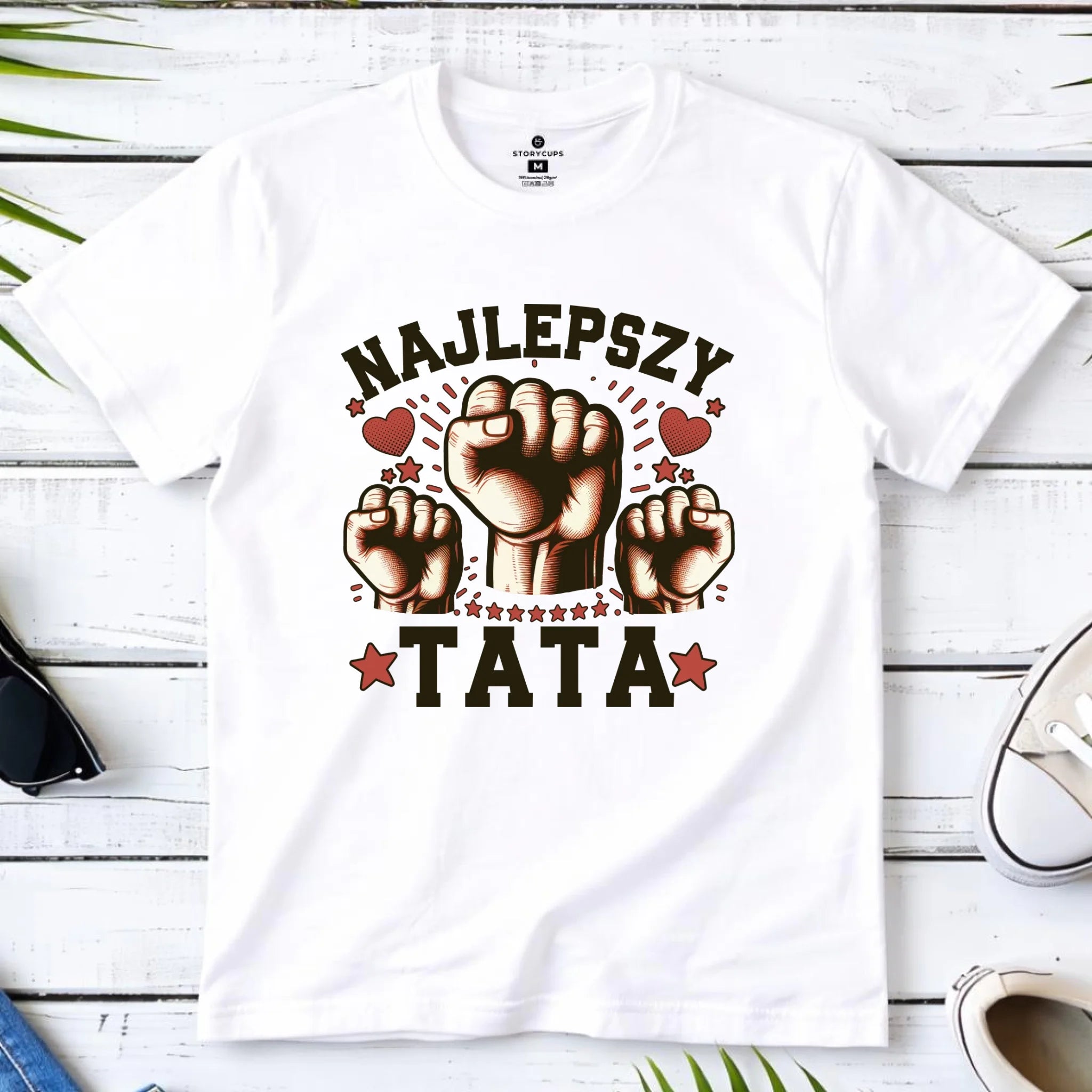 Koszulka dla taty - Najlepszy tata DT12 - StoryCups.pl