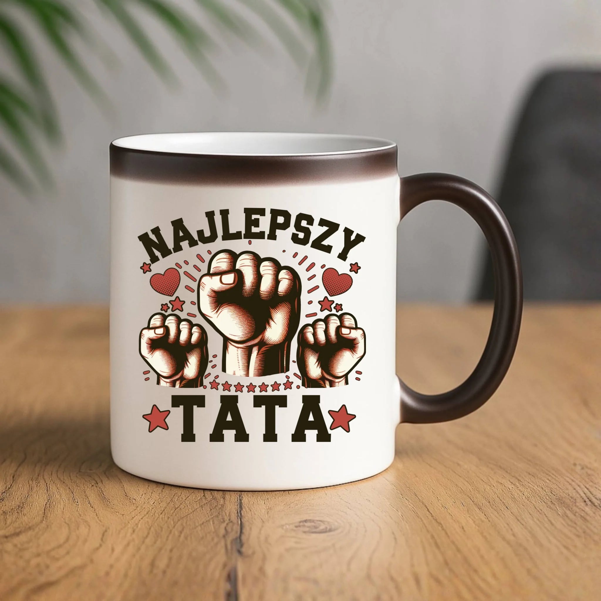 Kubek magiczny dla taty - Najlepszy tata DT12 - StoryCups.pl