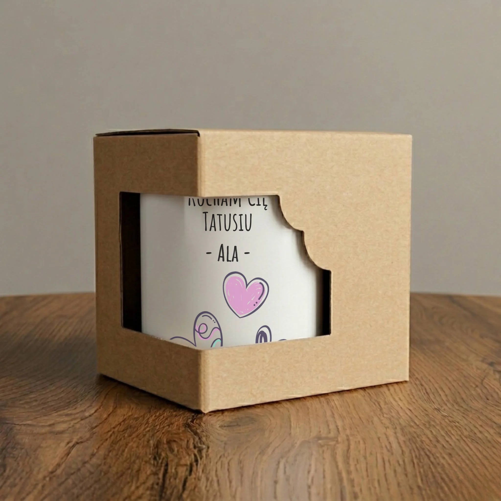 Kubek elegant dla taty - Kocham Cię Tatusiu - personalizowany DT13 - StoryCups.pl