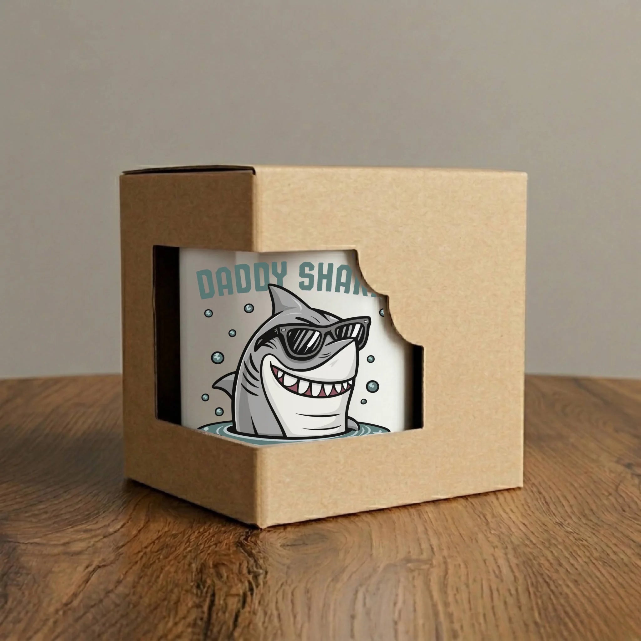 Kubek dla taty - Daddy shark DT15 - StoryCups.pl