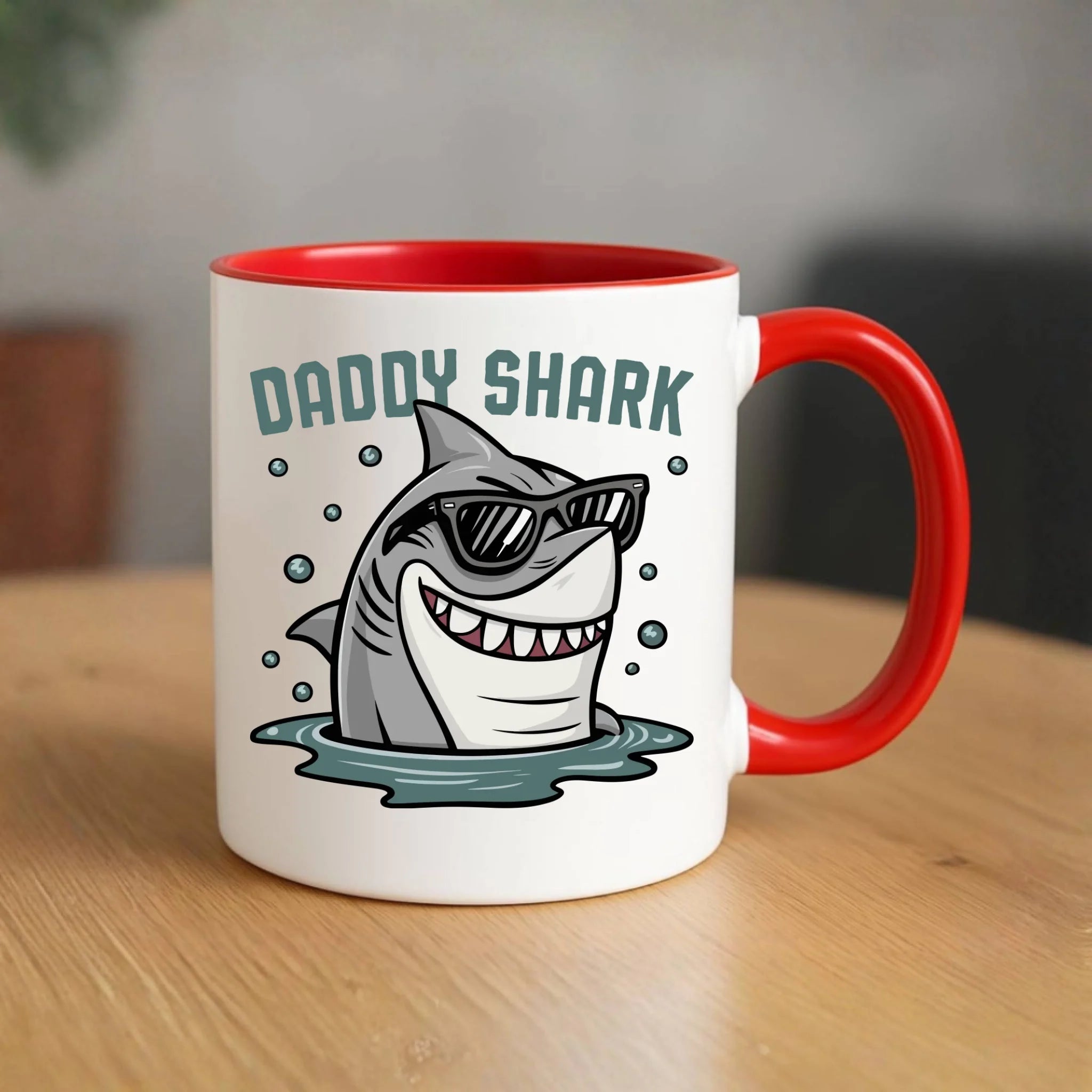 Kubek dla taty - Daddy shark DT15 - StoryCups.pl