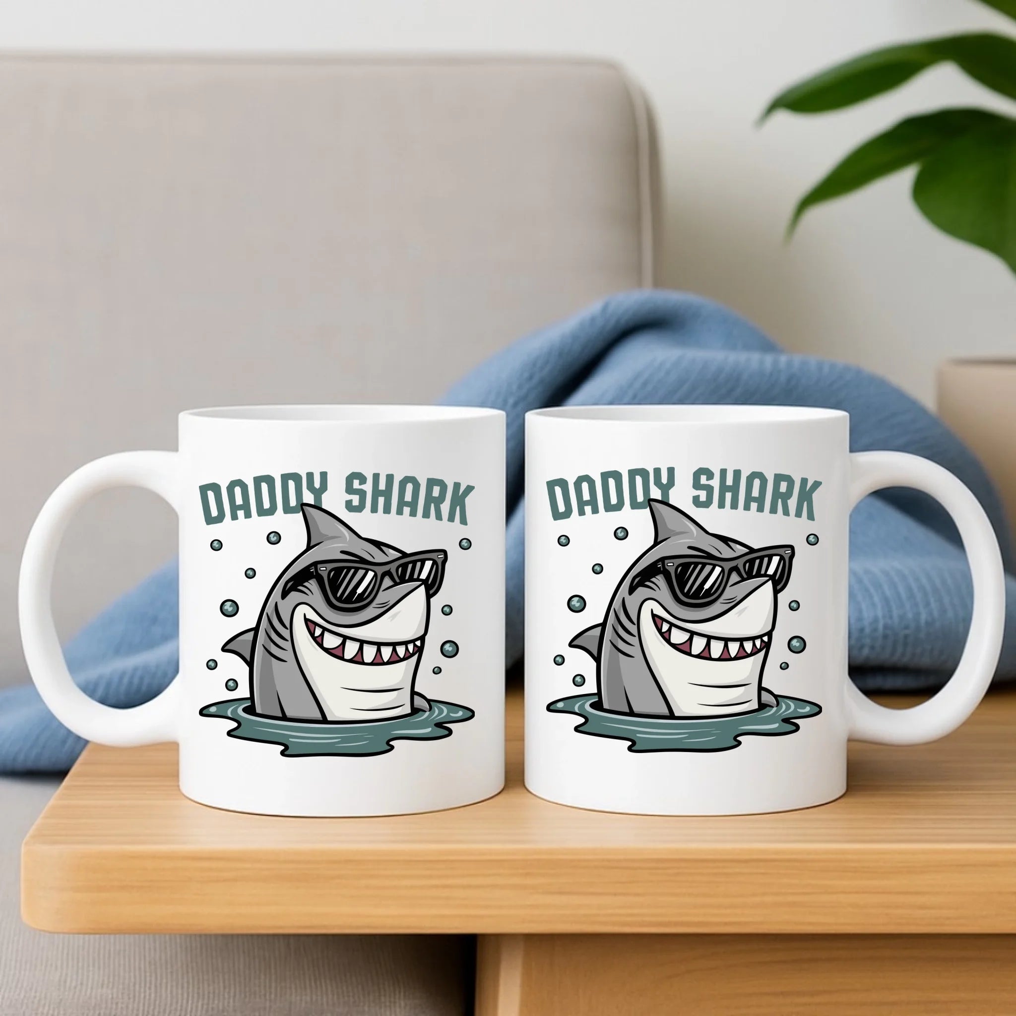 Kubek dla taty - Daddy shark DT15 - StoryCups.pl