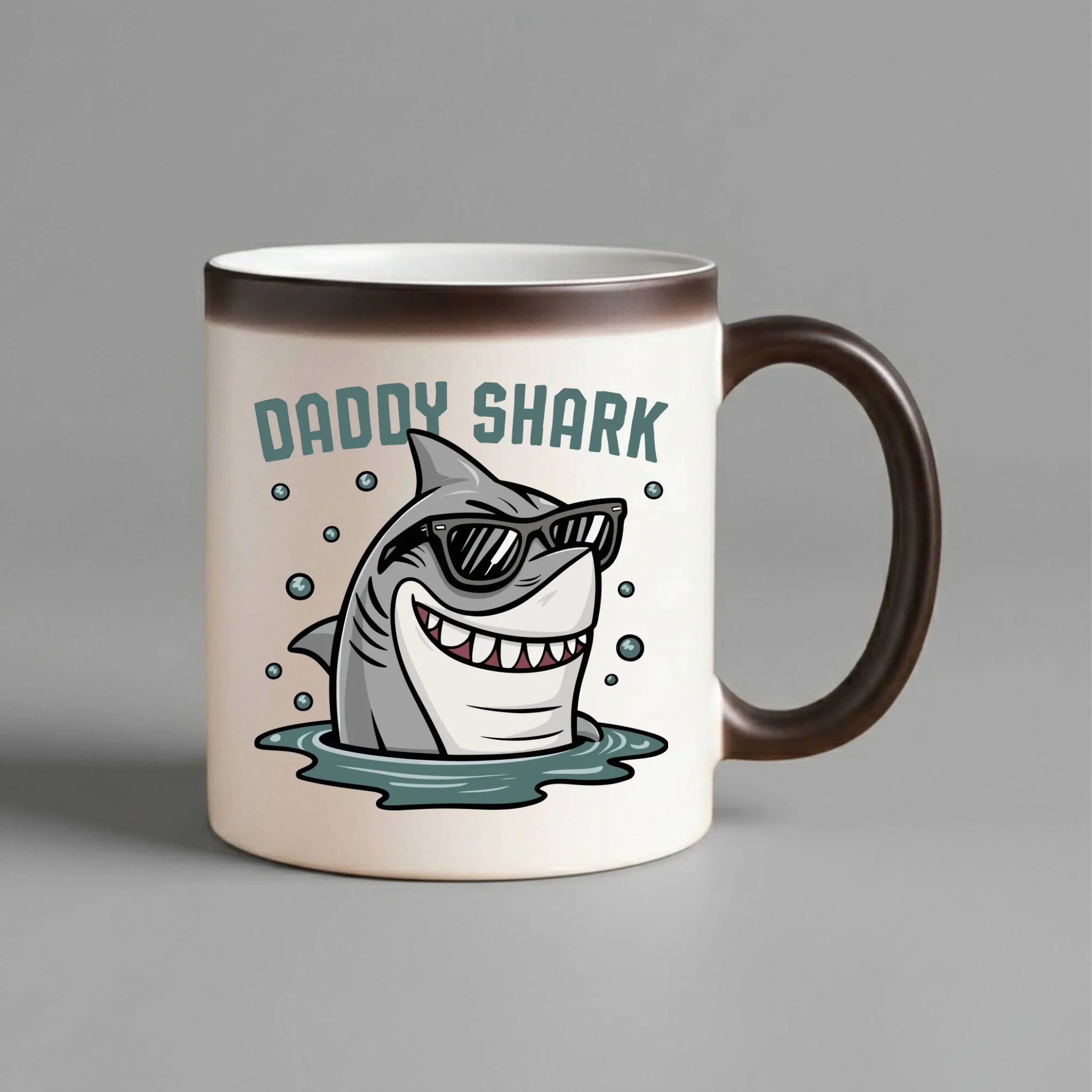Kubek magiczny dla taty - Daddy shark DT15 - StoryCups.pl