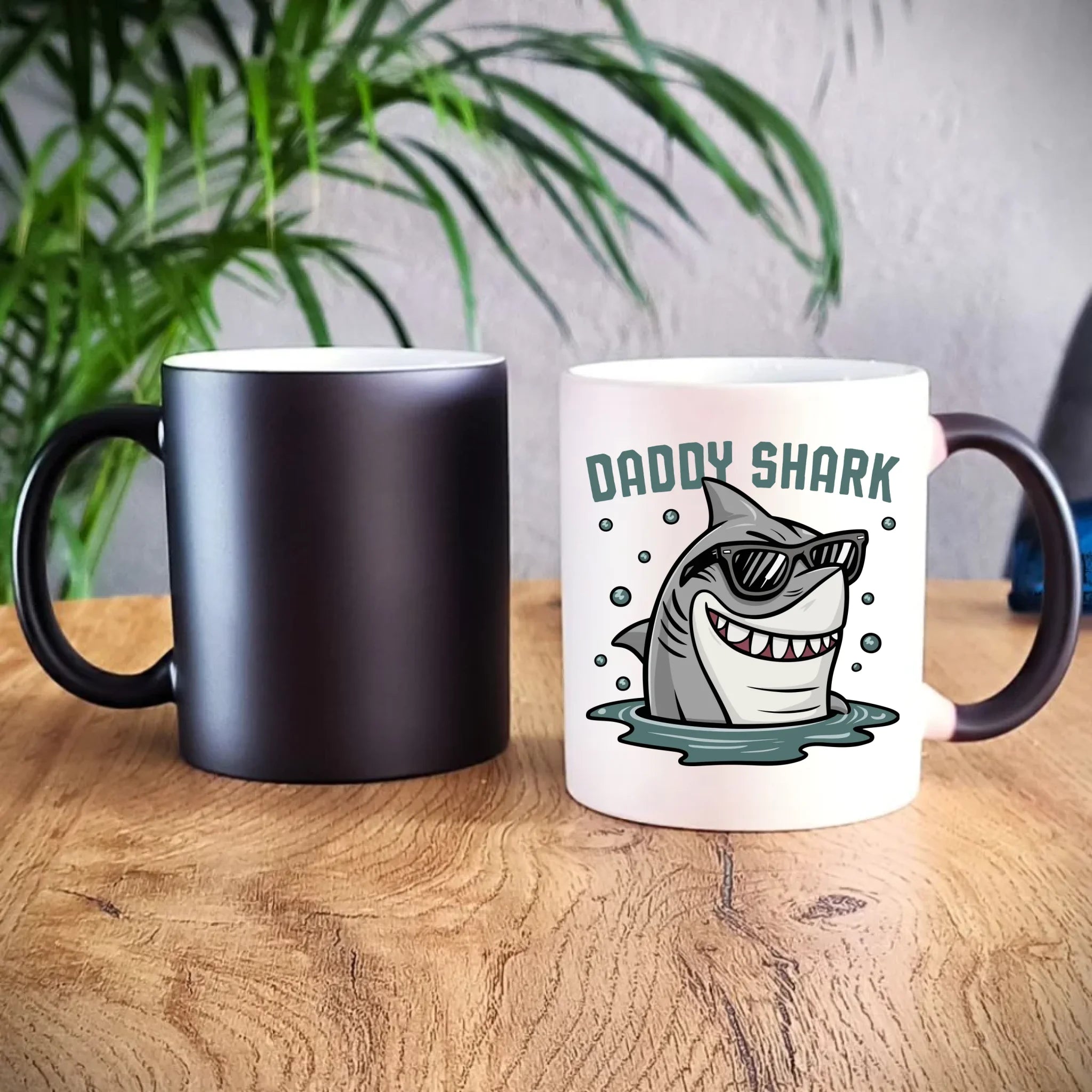 Kubek magiczny dla taty - Daddy shark DT15 - StoryCups.pl