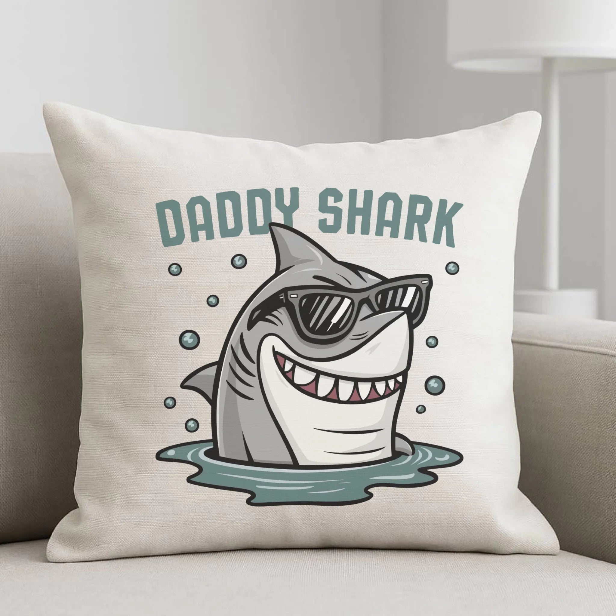 Poduszka dla taty - Daddy shark DT15 - StoryCups.pl