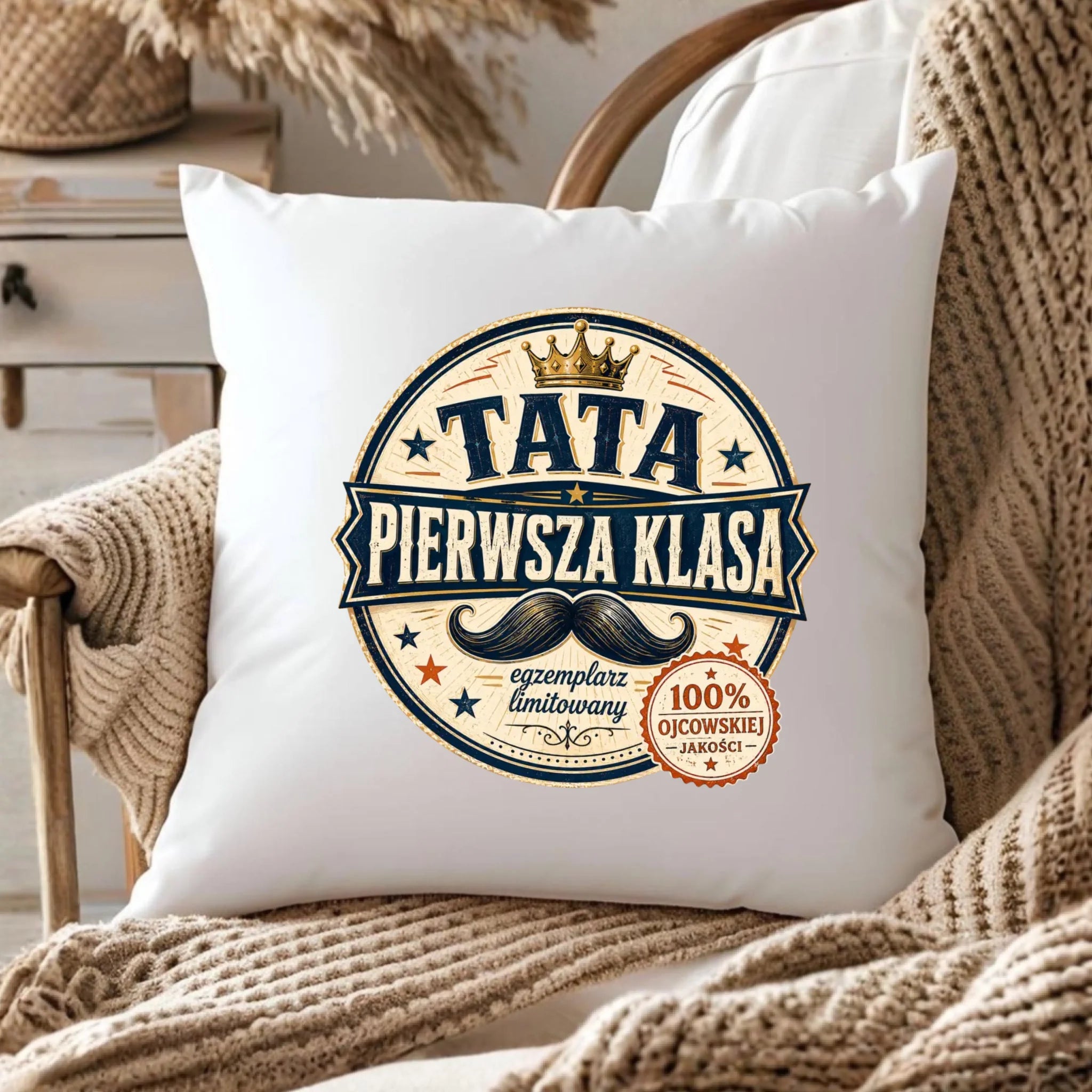 Poduszka dla taty - Tata pierwsza klasa DT16 - StoryCups.pl