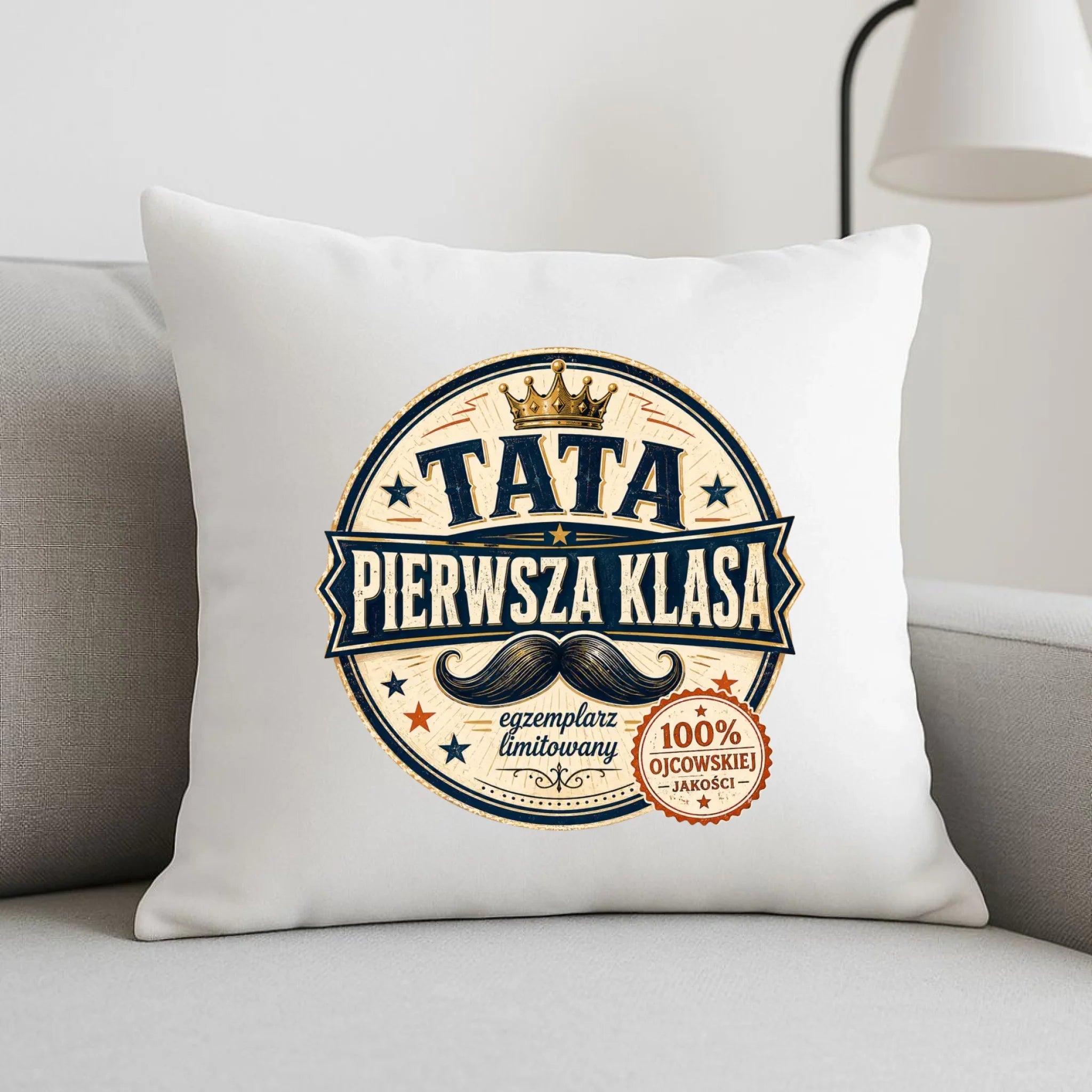 Poduszka dla taty - Tata pierwsza klasa DT16 - StoryCups.pl