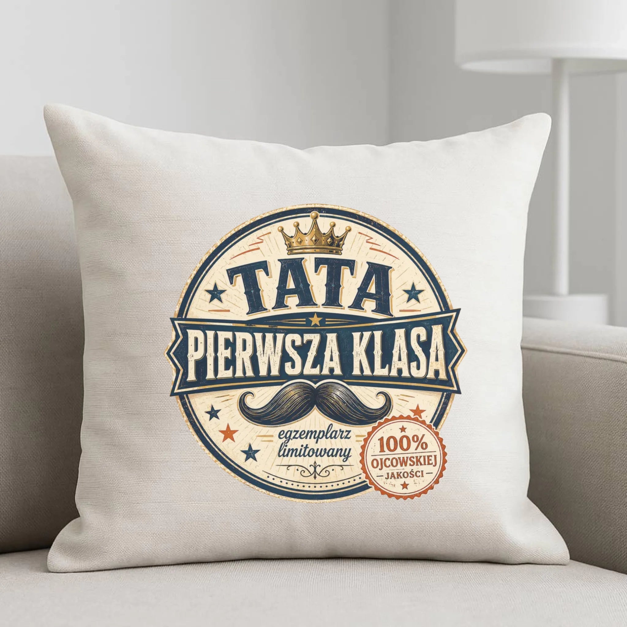 Poduszka dla taty - Tata pierwsza klasa DT16 - StoryCups.pl