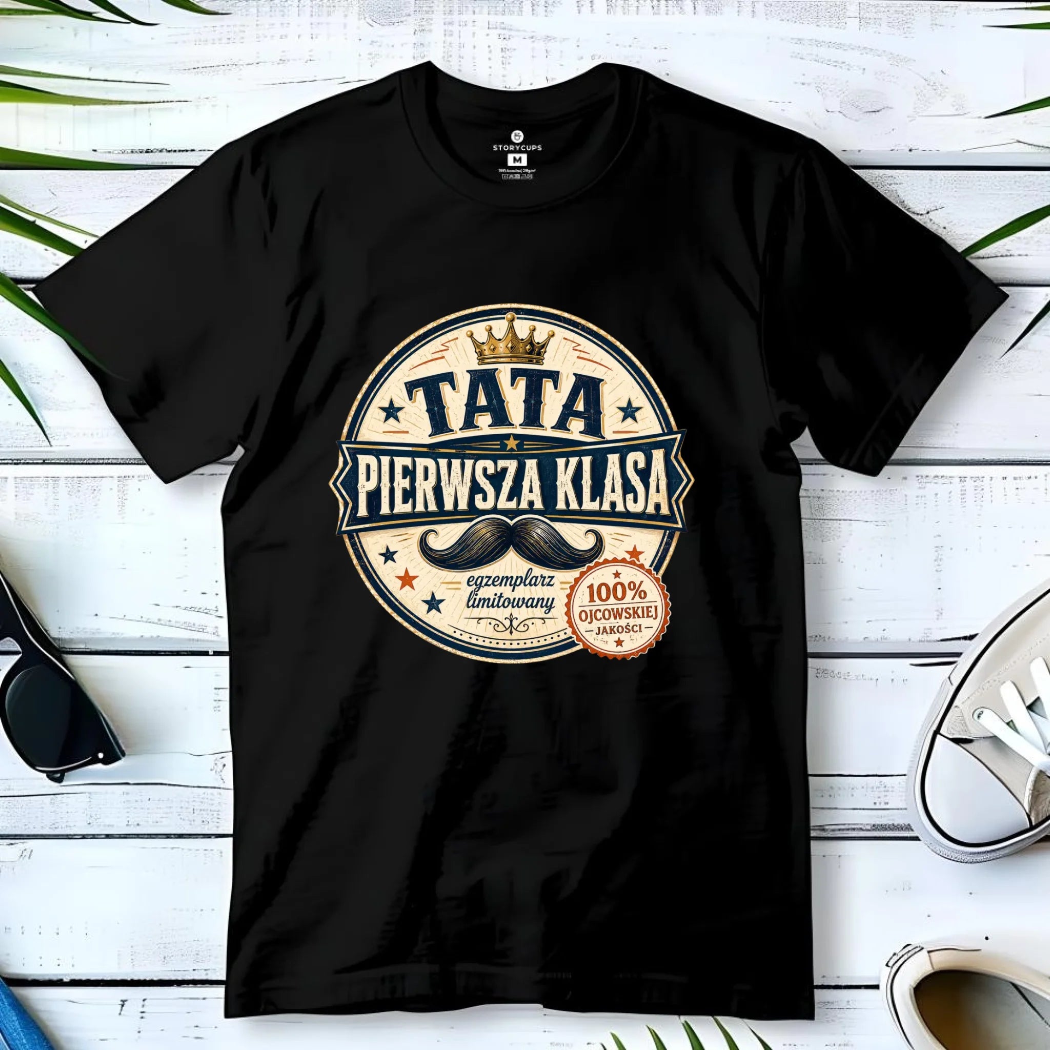 Koszulka dla taty - Tata pierwsza klasa DT16 - StoryCups.pl