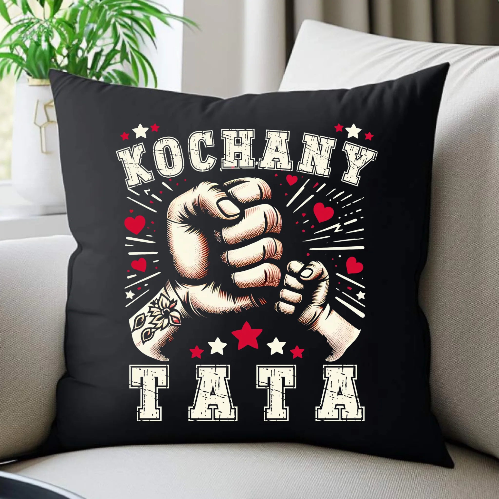 Poduszka dekoracyjna dla taty - Kochany Tata DT18 - StoryCups.pl