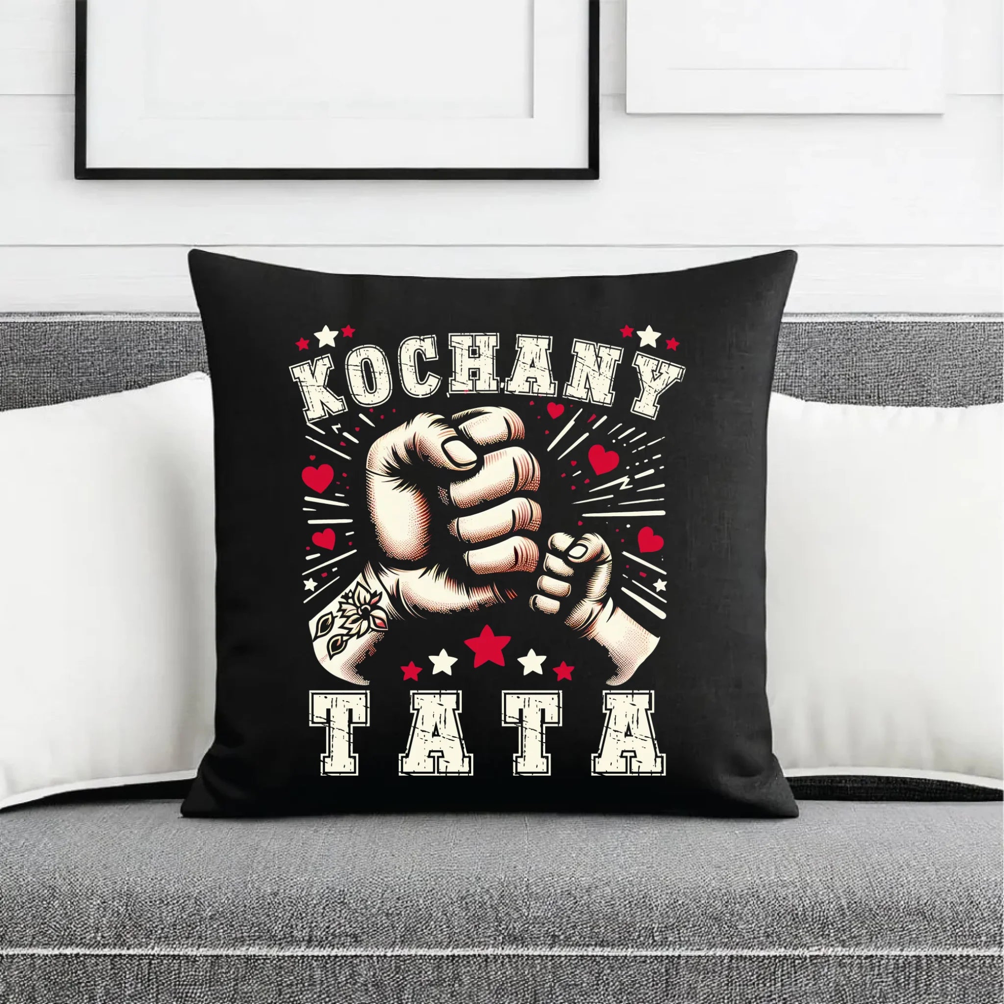 Poduszka dekoracyjna dla taty - Kochany Tata DT18 - StoryCups.pl