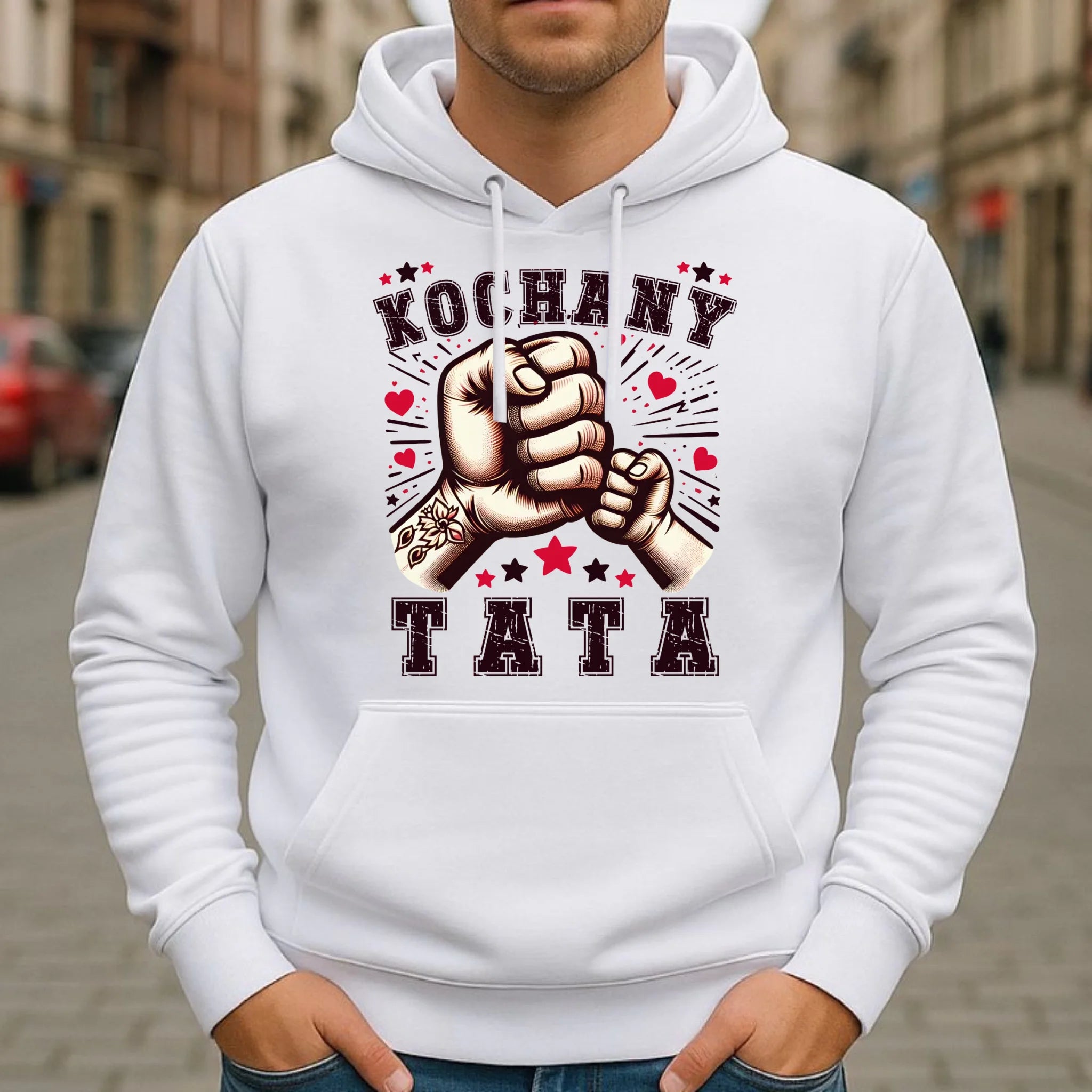 Bluza z kapturem dla taty - Kochany Tata DT18 - StoryCups.pl