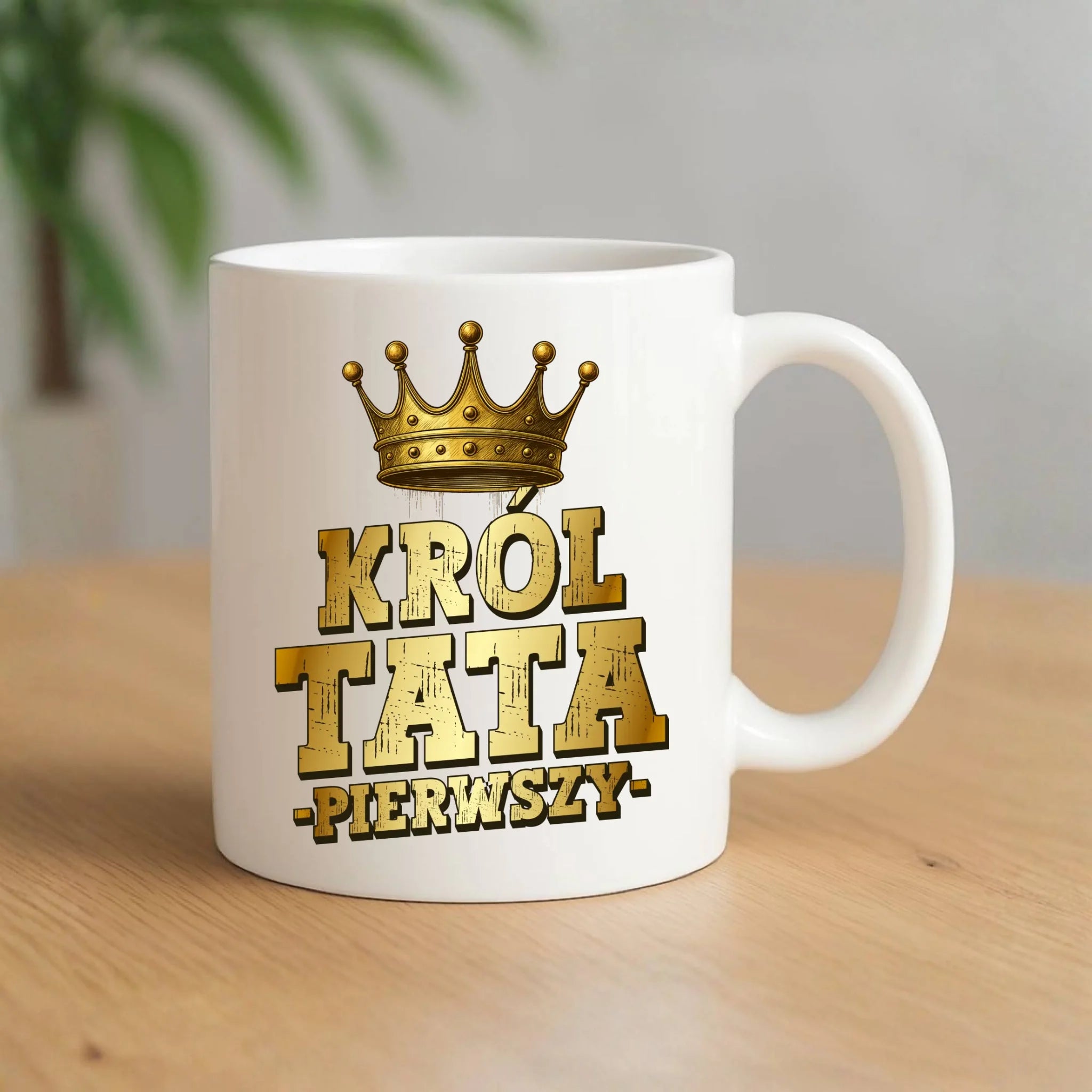 Kubek dla taty - Król Tata Pierwszy DT20 - StoryCups.pl