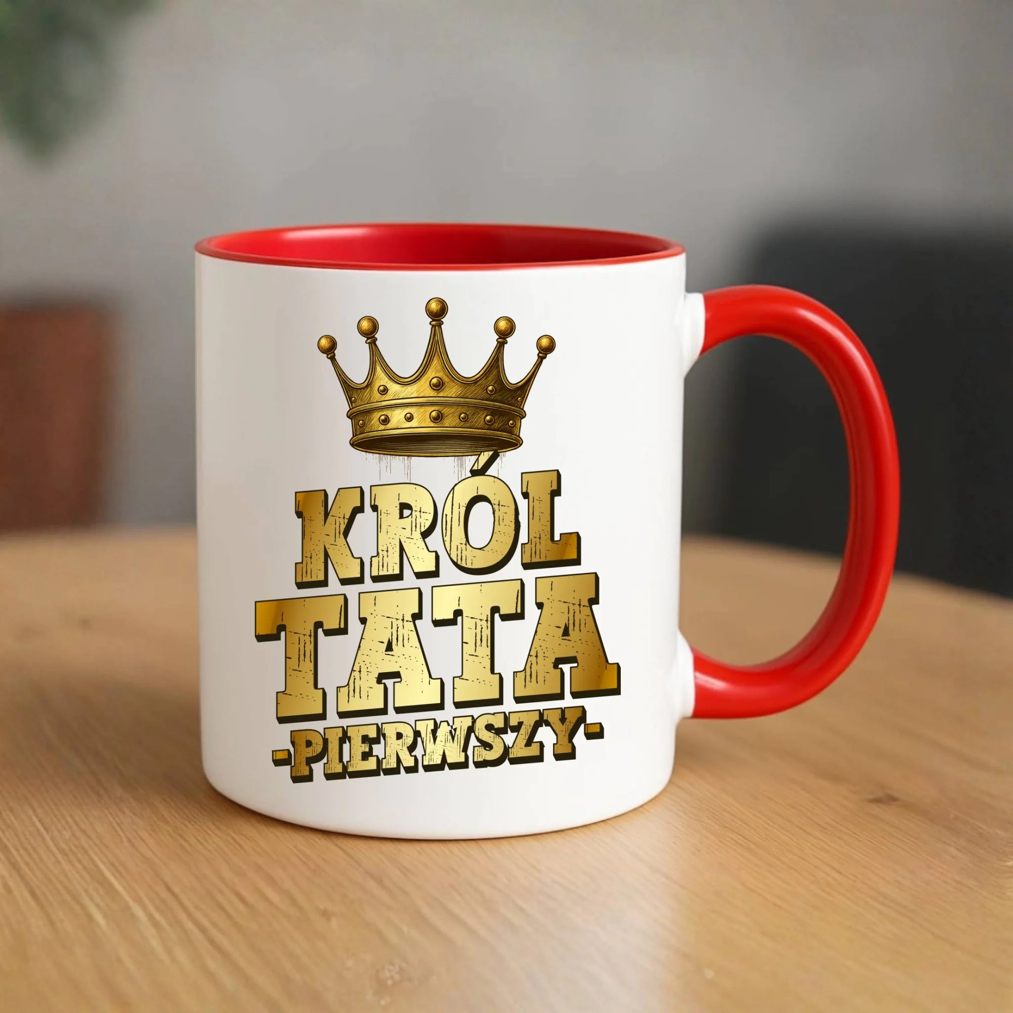 Kubek dla taty - Król Tata Pierwszy DT20 - StoryCups.pl