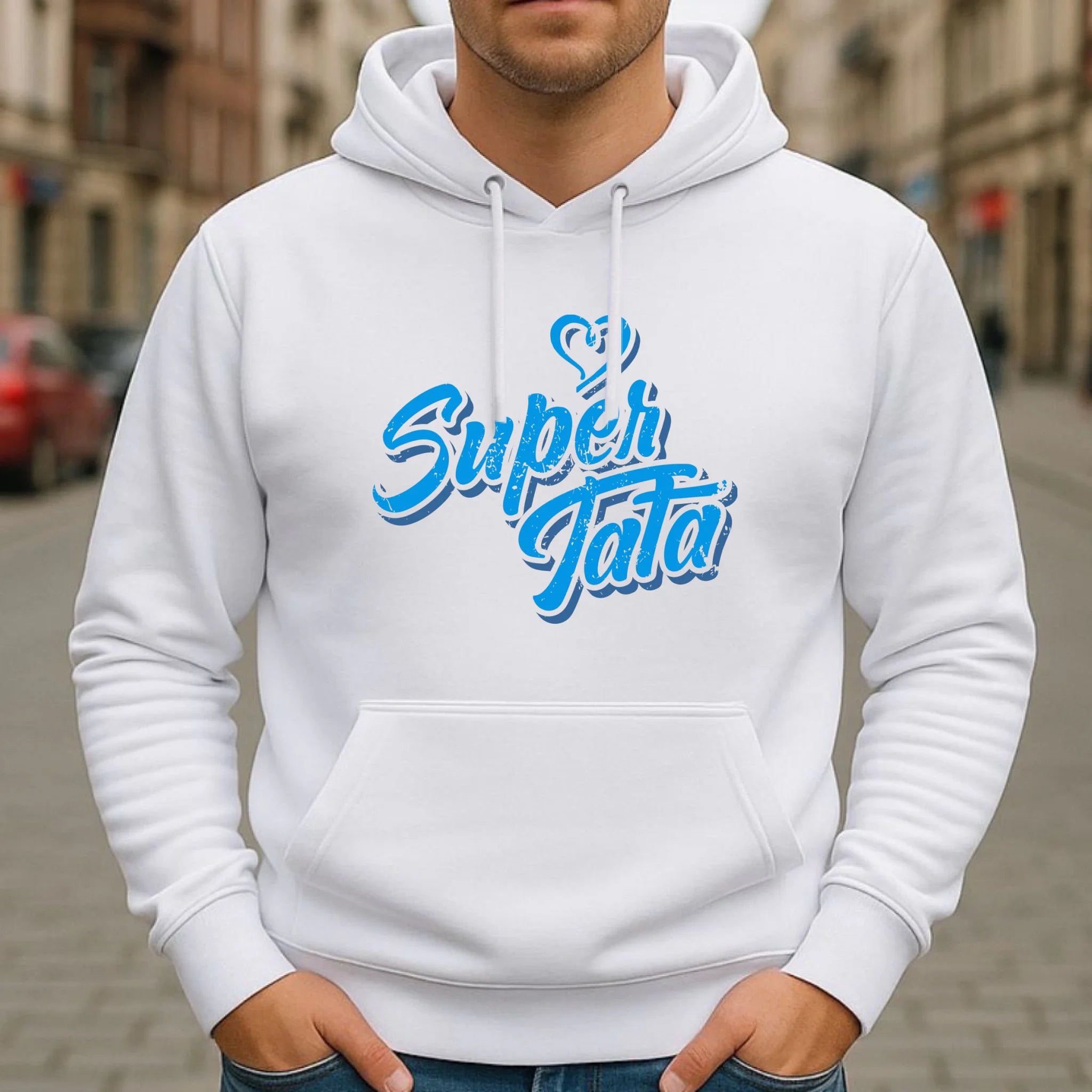 Bluza z kapturem dla taty - Super Tata DT21 - StoryCups.pl