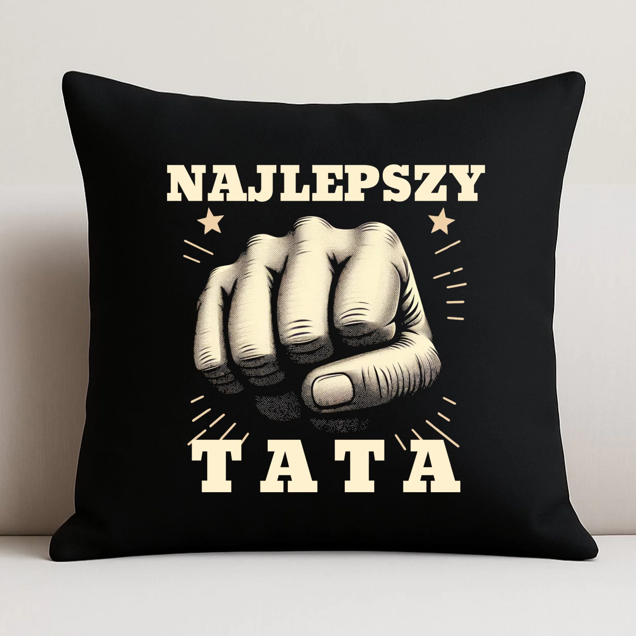 Poduszka dekoracyjna dla taty - Najlepszy tata DT22 - StoryCups.pl