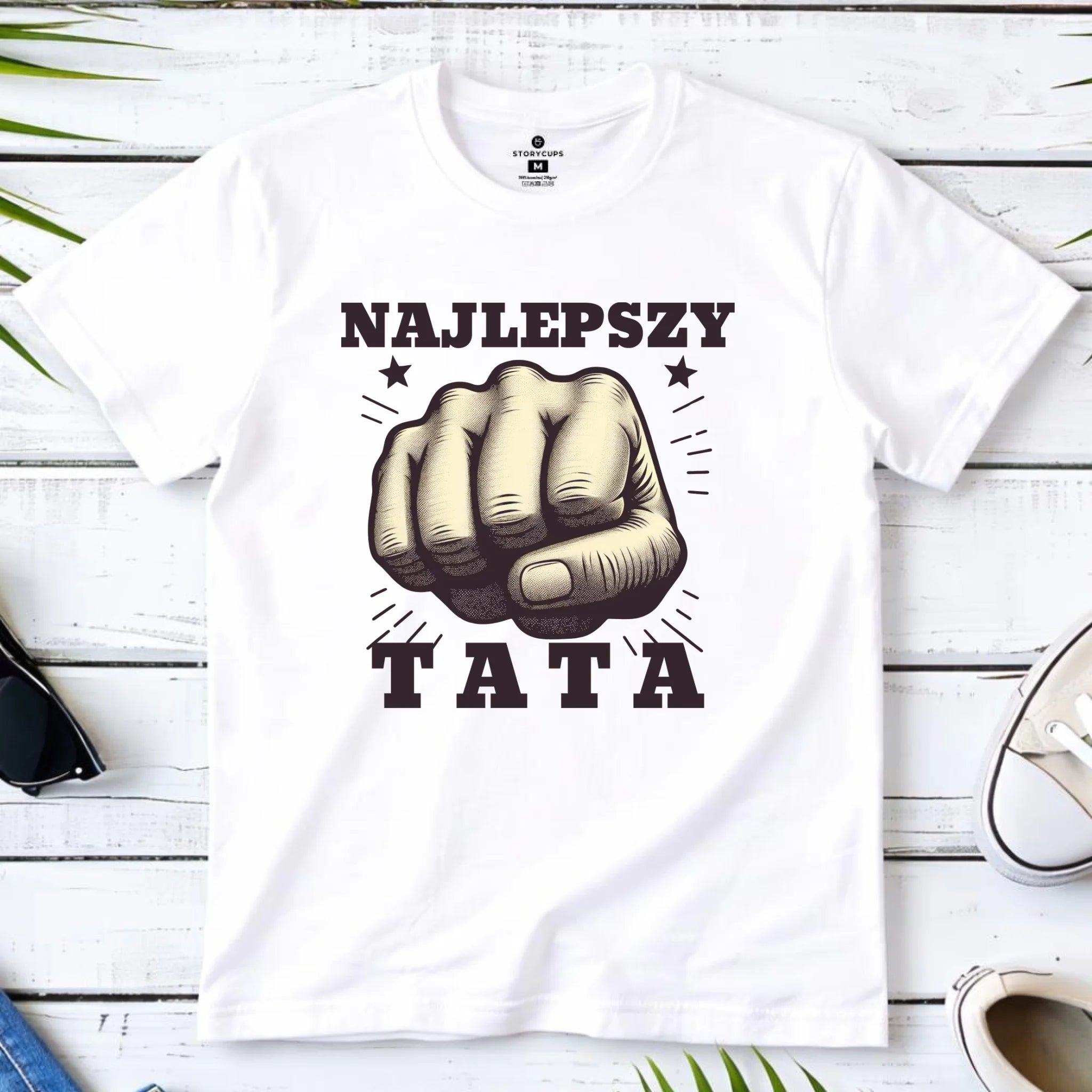 Koszulka dla taty - Najlepszy tata DT22 - StoryCups.pl