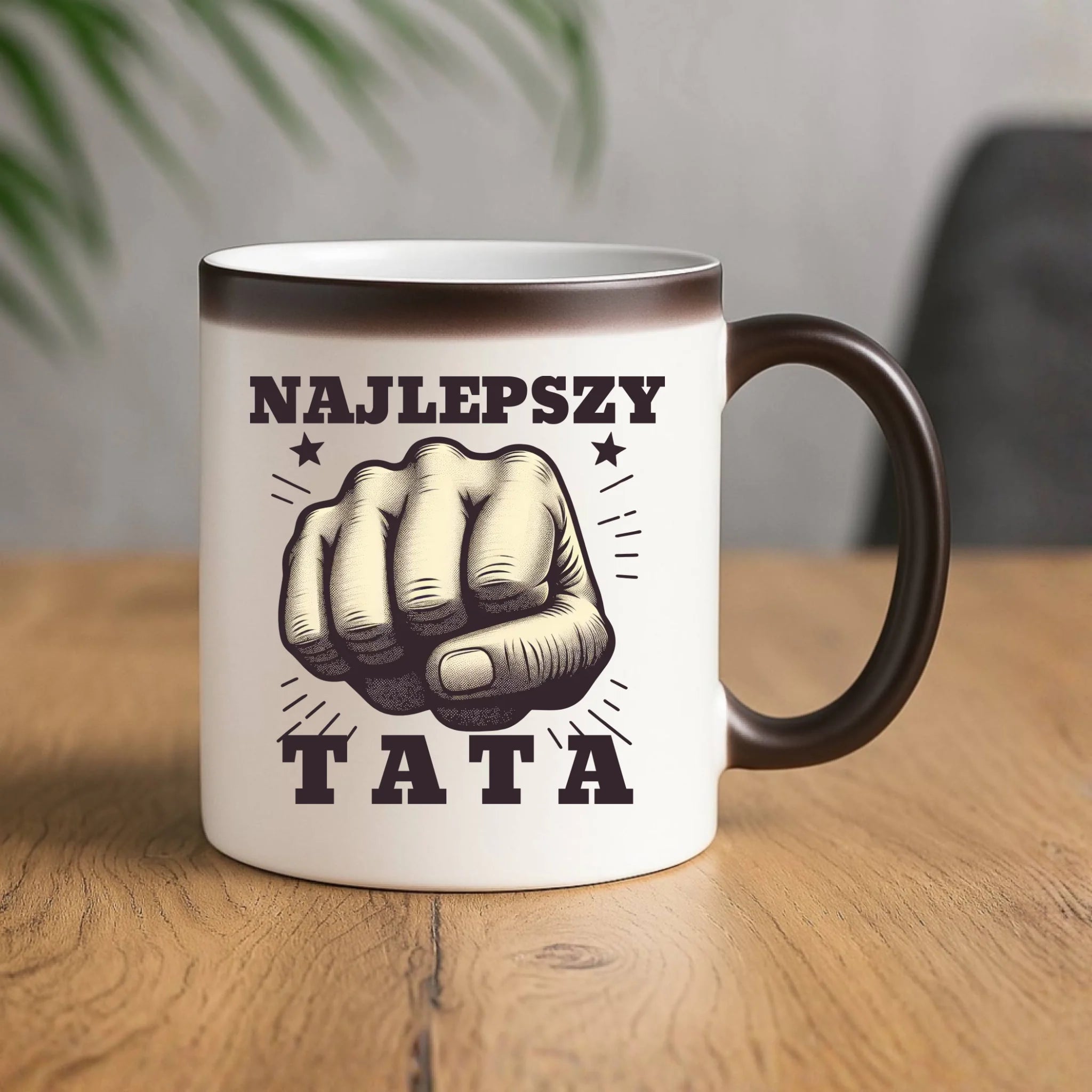 Kubek magiczny dla taty - Najlepszy tata DT22 - StoryCups.pl